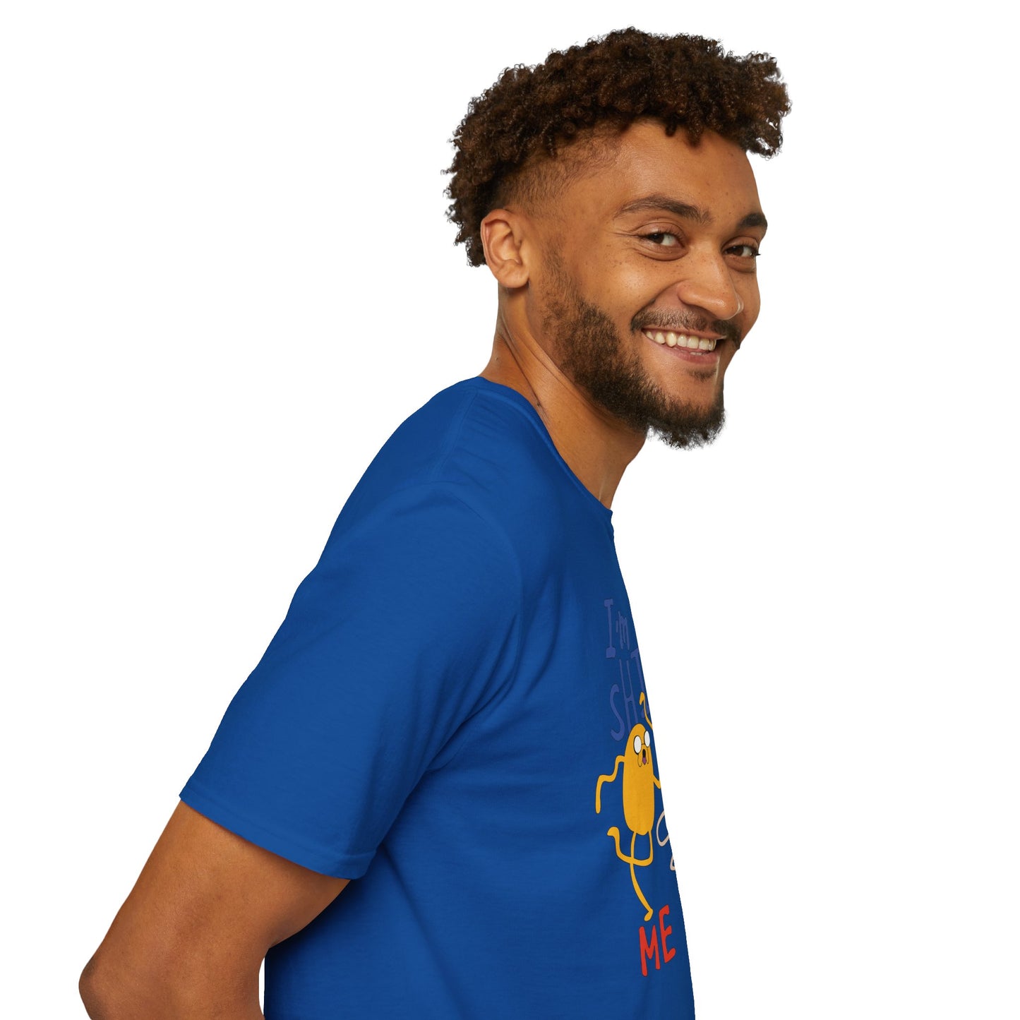 ADVENTURE TIME with Finn & Jake I'm on a Shirt. Me Too! — Funny Cartoon Jake & Cat Graphic Tee