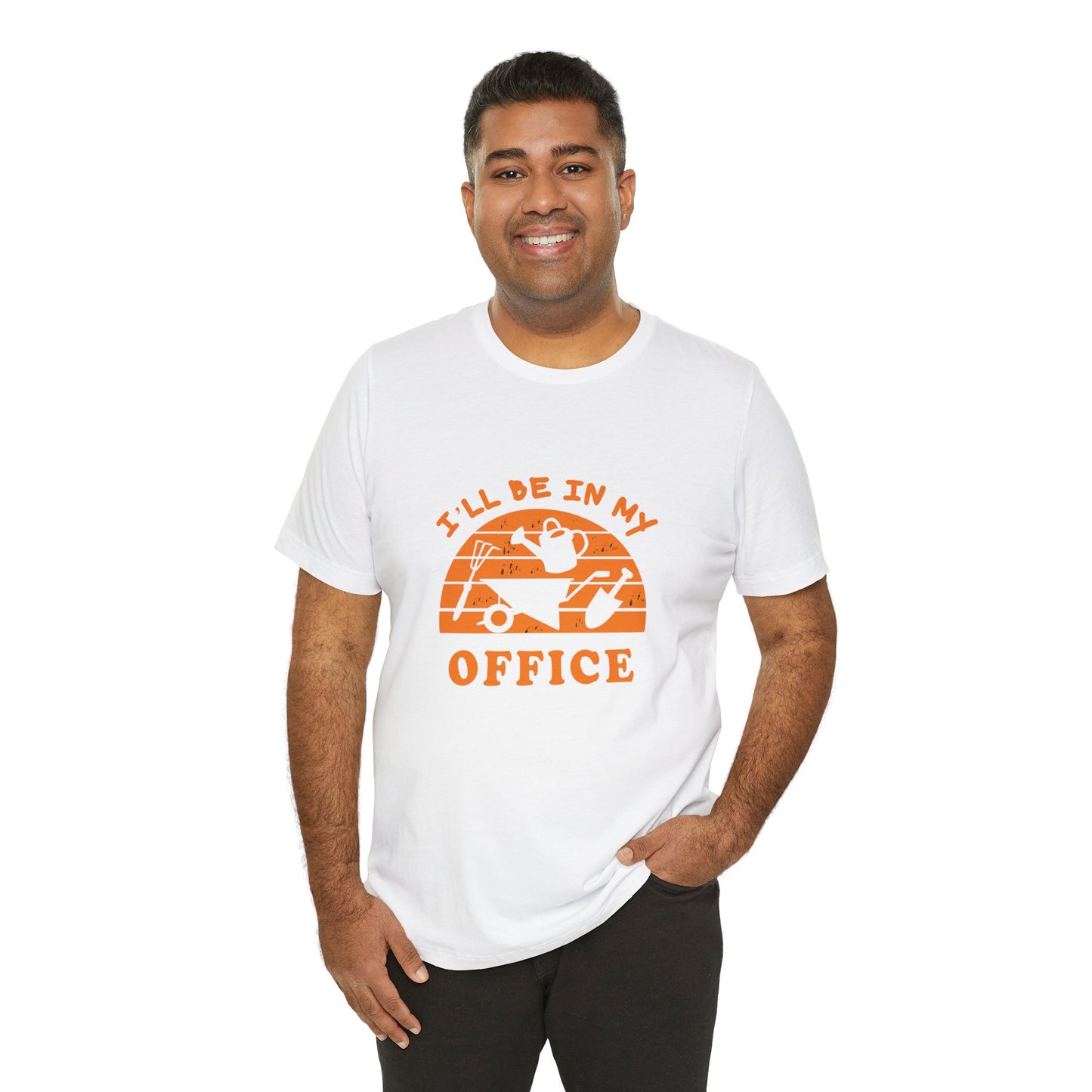 I'll Be In My Office T-Shirt — Gardening Watering Can Graphic Tee