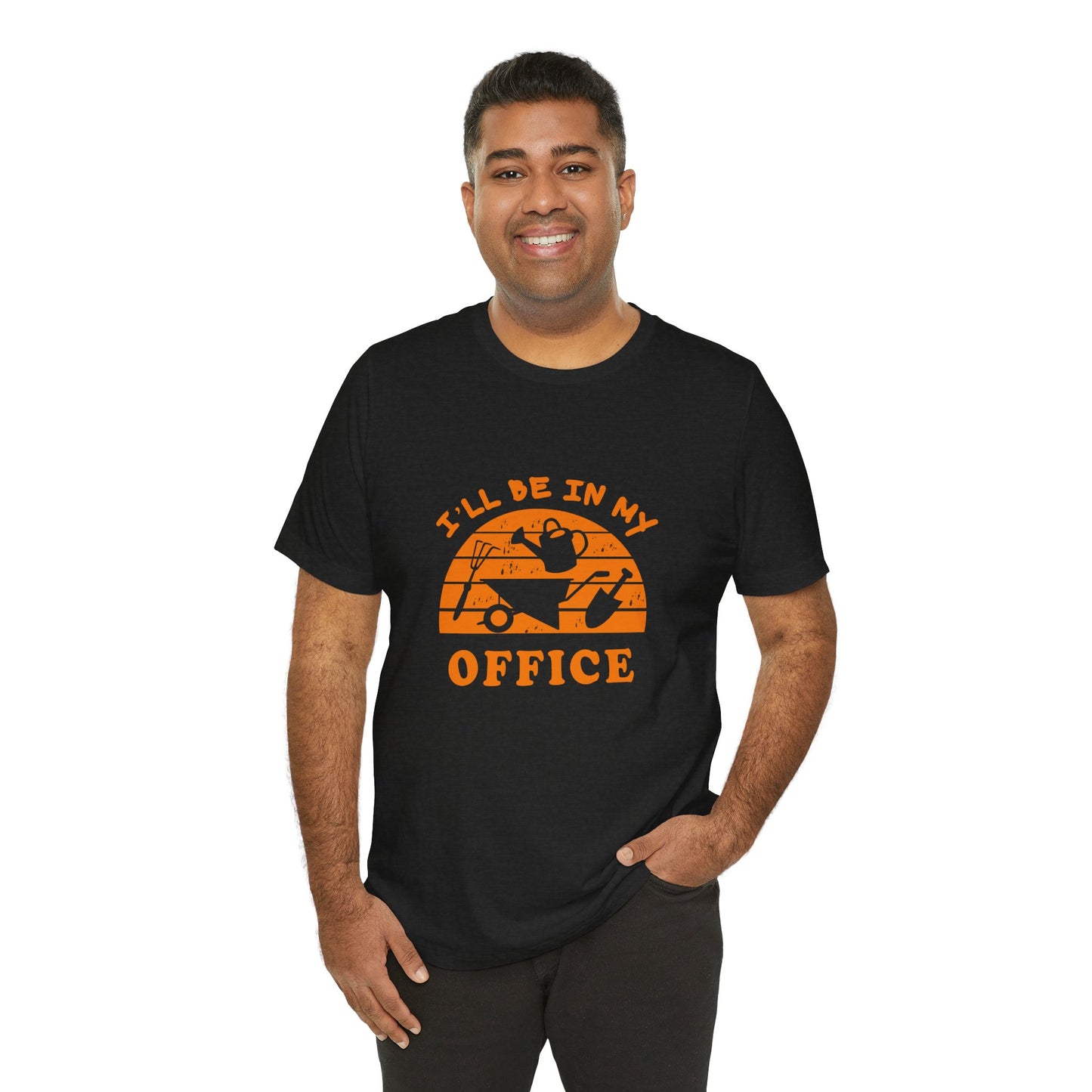 I'll Be In My Office T-Shirt — Gardening Watering Can Graphic Tee