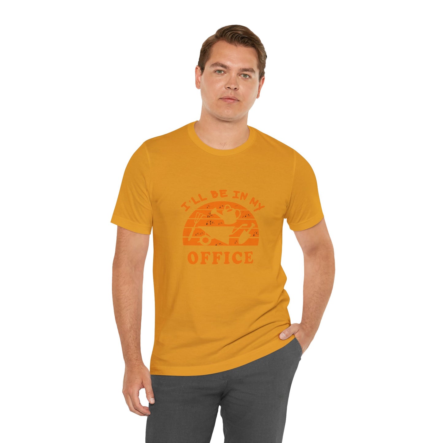 I'll Be In My Office T-Shirt — Gardening Watering Can Graphic Tee