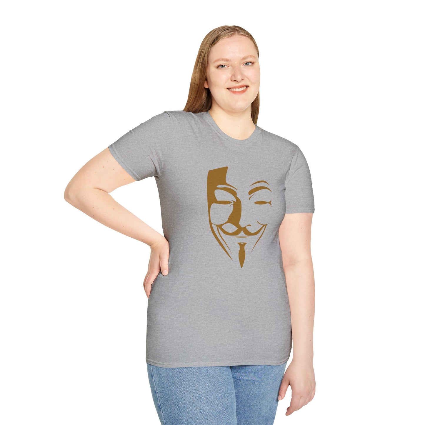 Guy Fawkes Mask T-Shirt — Anonymous/V for Vendetta Inspired Graphic Tee