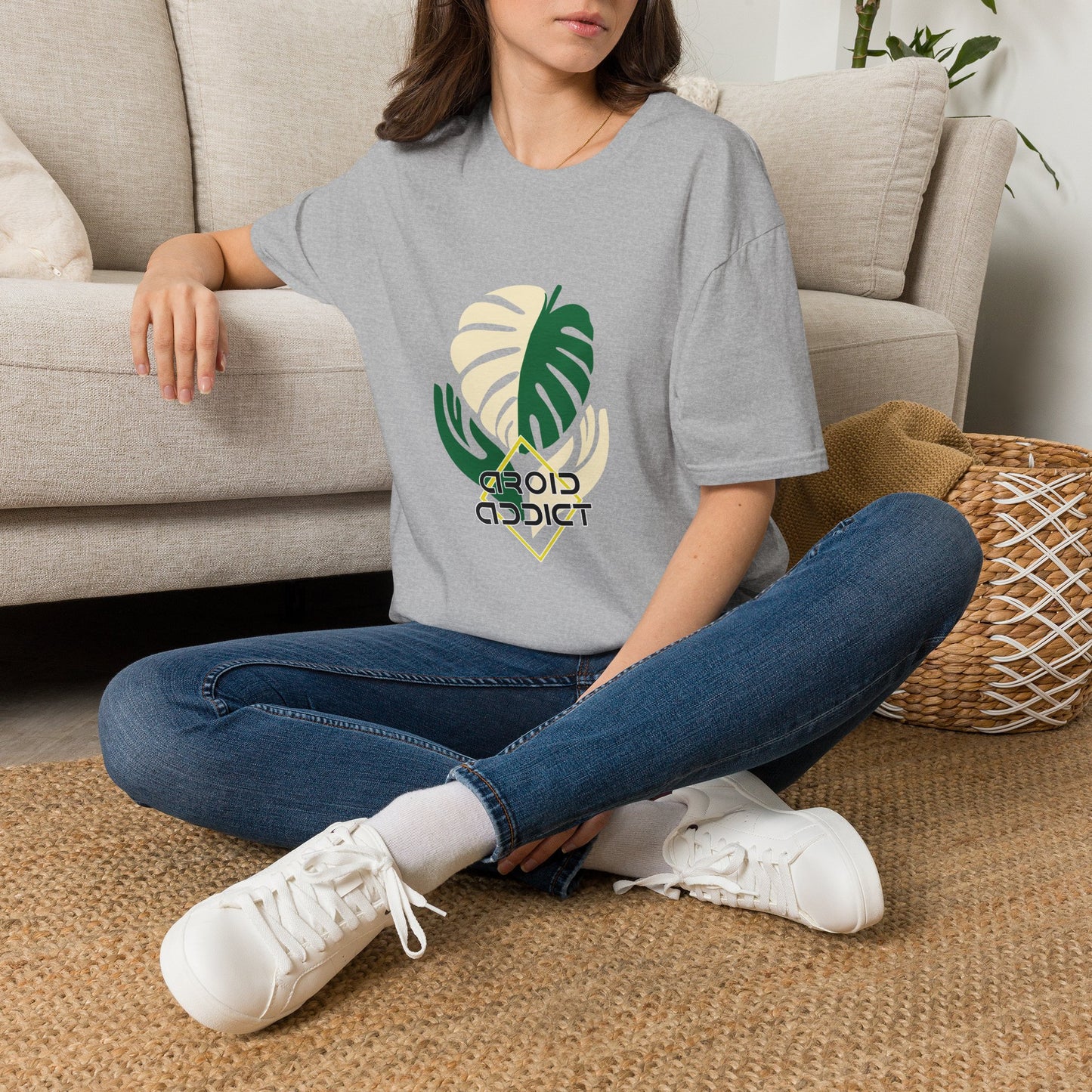 Monstera Leaf Tee - Aroid Addict — Tropical Plant Lover T-Shirt