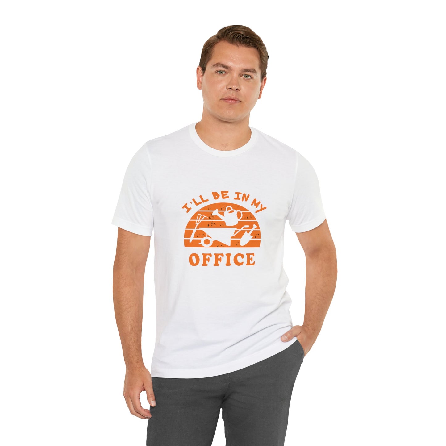 I'll Be In My Office T-Shirt — Gardening Watering Can Graphic Tee