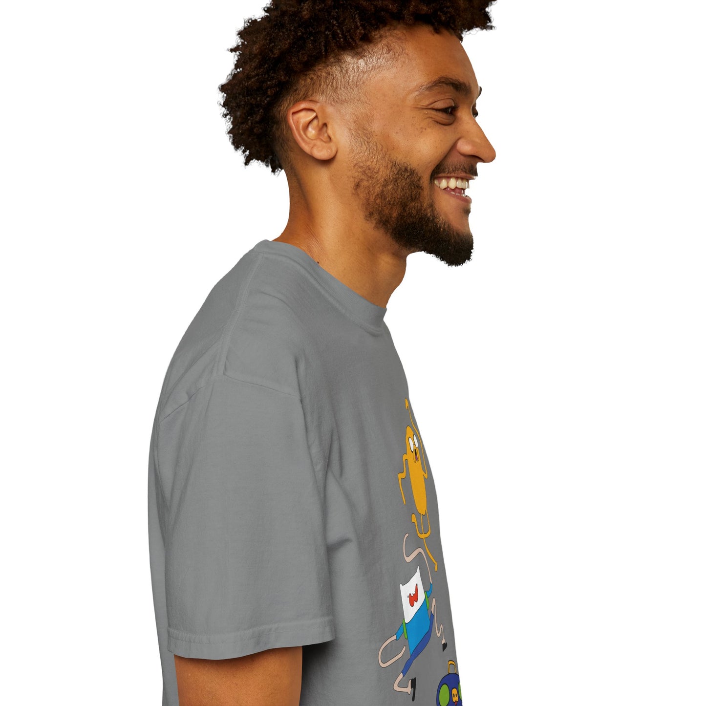 Adventure Time Dance Party T-Shirt — Jake & Radio Cartoon Tee