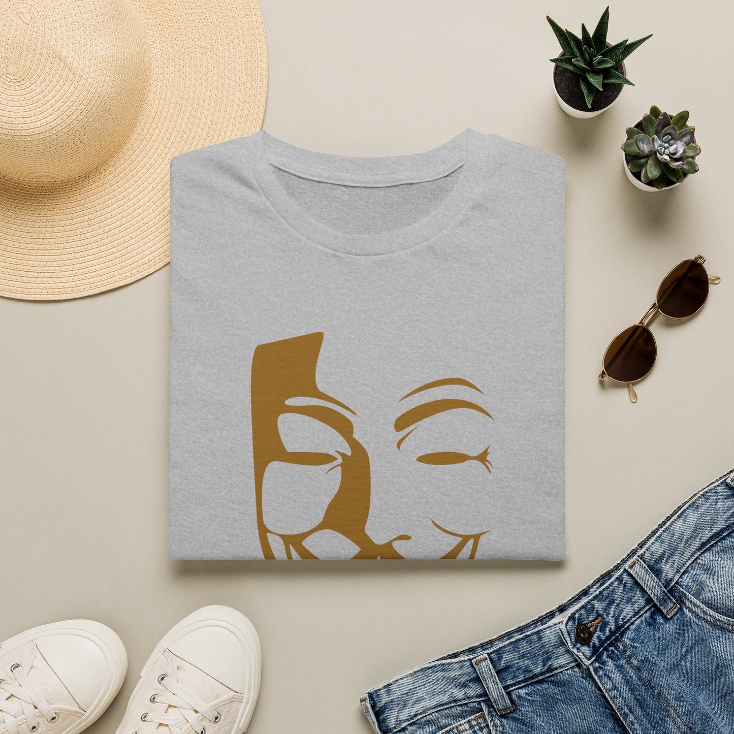 Guy Fawkes Mask T-Shirt — Anonymous/V for Vendetta Inspired Graphic Tee