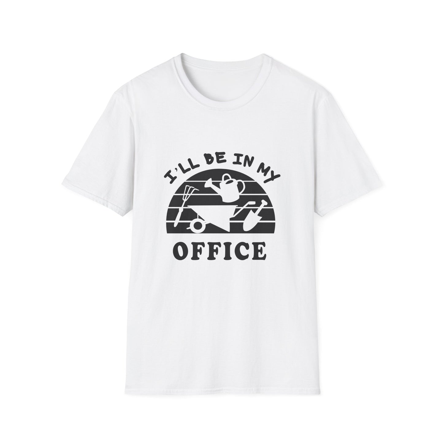 Garden Office T-Shirt — "I'll Be In My Office" Plant & Watering Can Tee