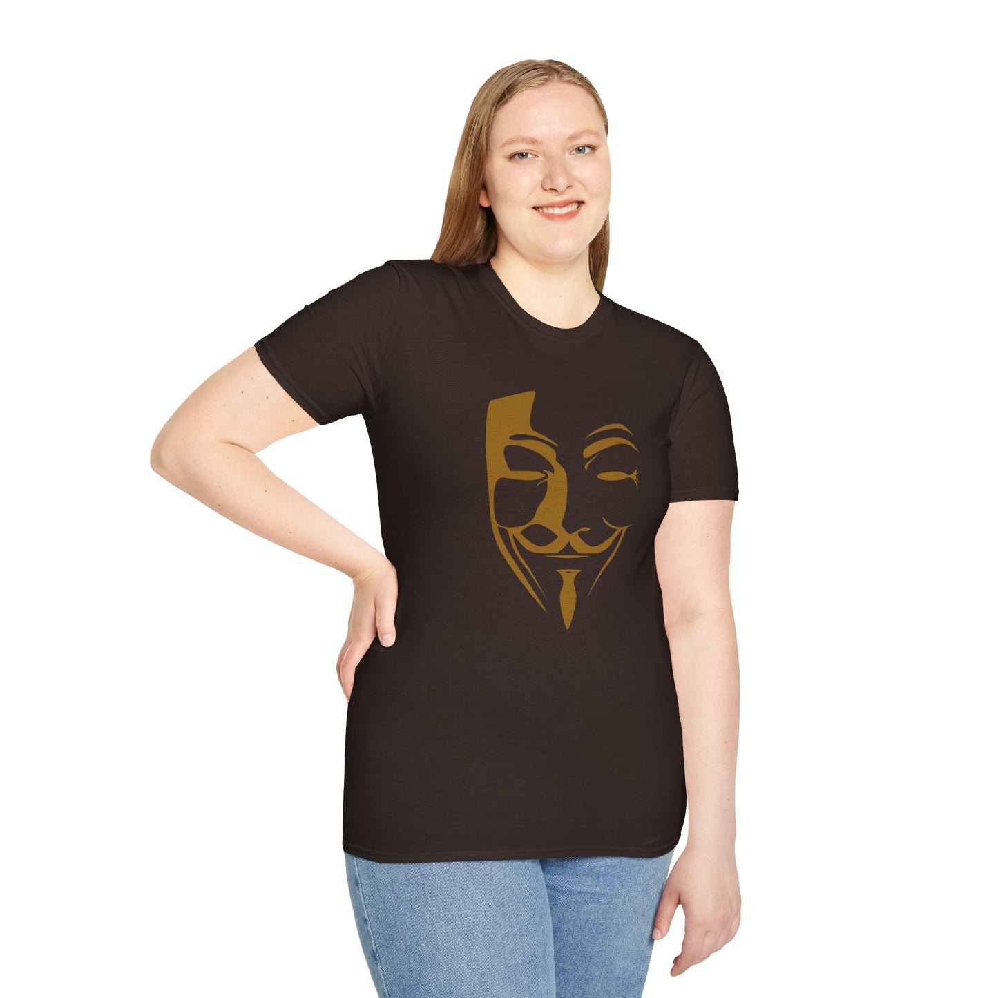 Guy Fawkes Mask T-Shirt — Anonymous/V for Vendetta Inspired Graphic Tee