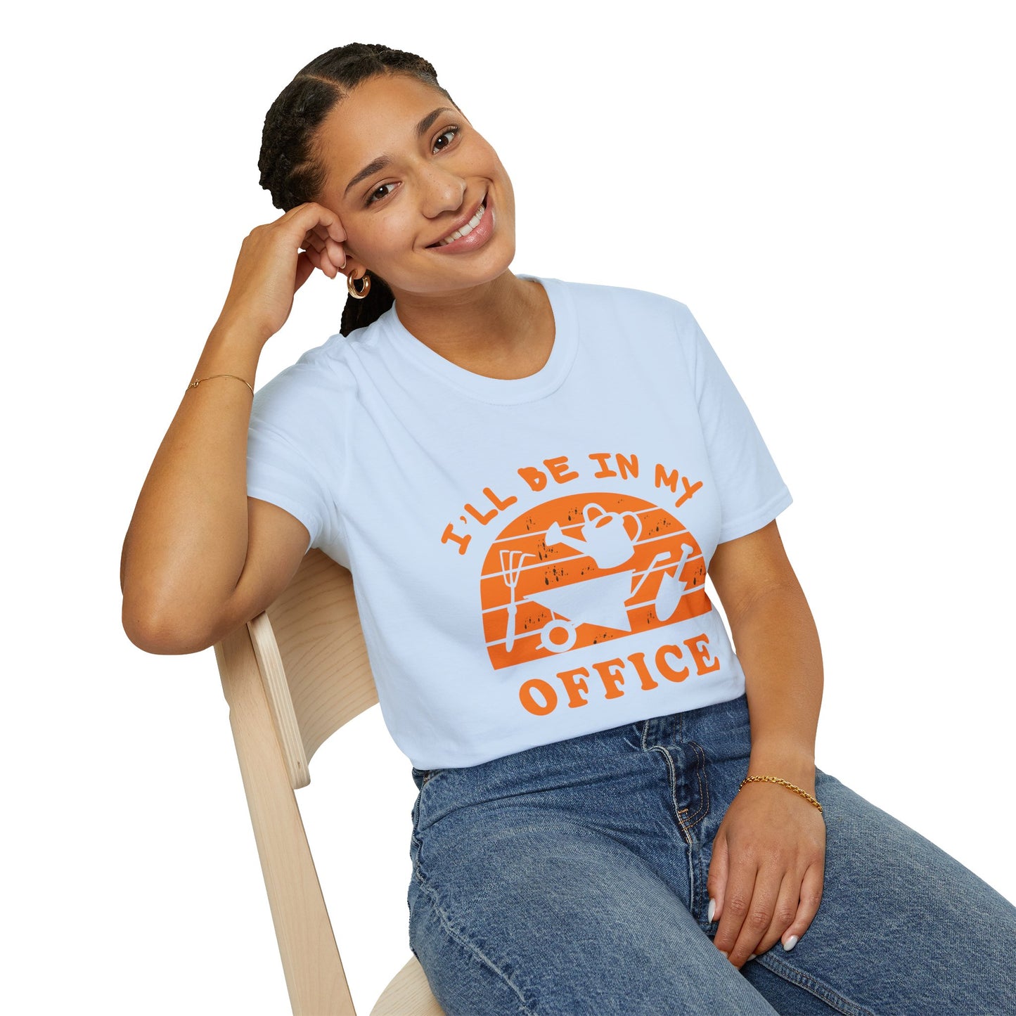 I'll Be In My Office T-Shirt — Funny Gardening Tee with Watering Can