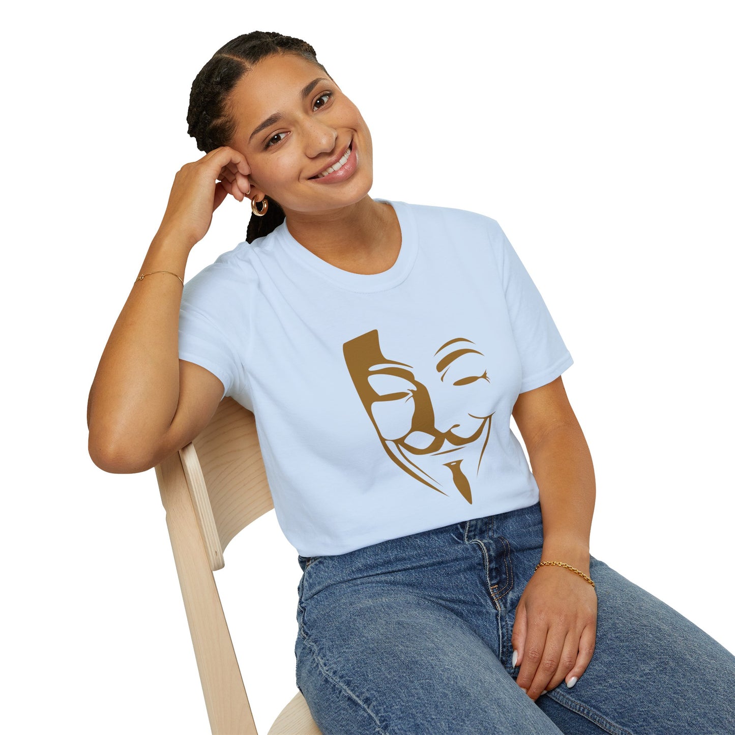 Guy Fawkes Mask T-Shirt — Anonymous/V for Vendetta Inspired Graphic Tee