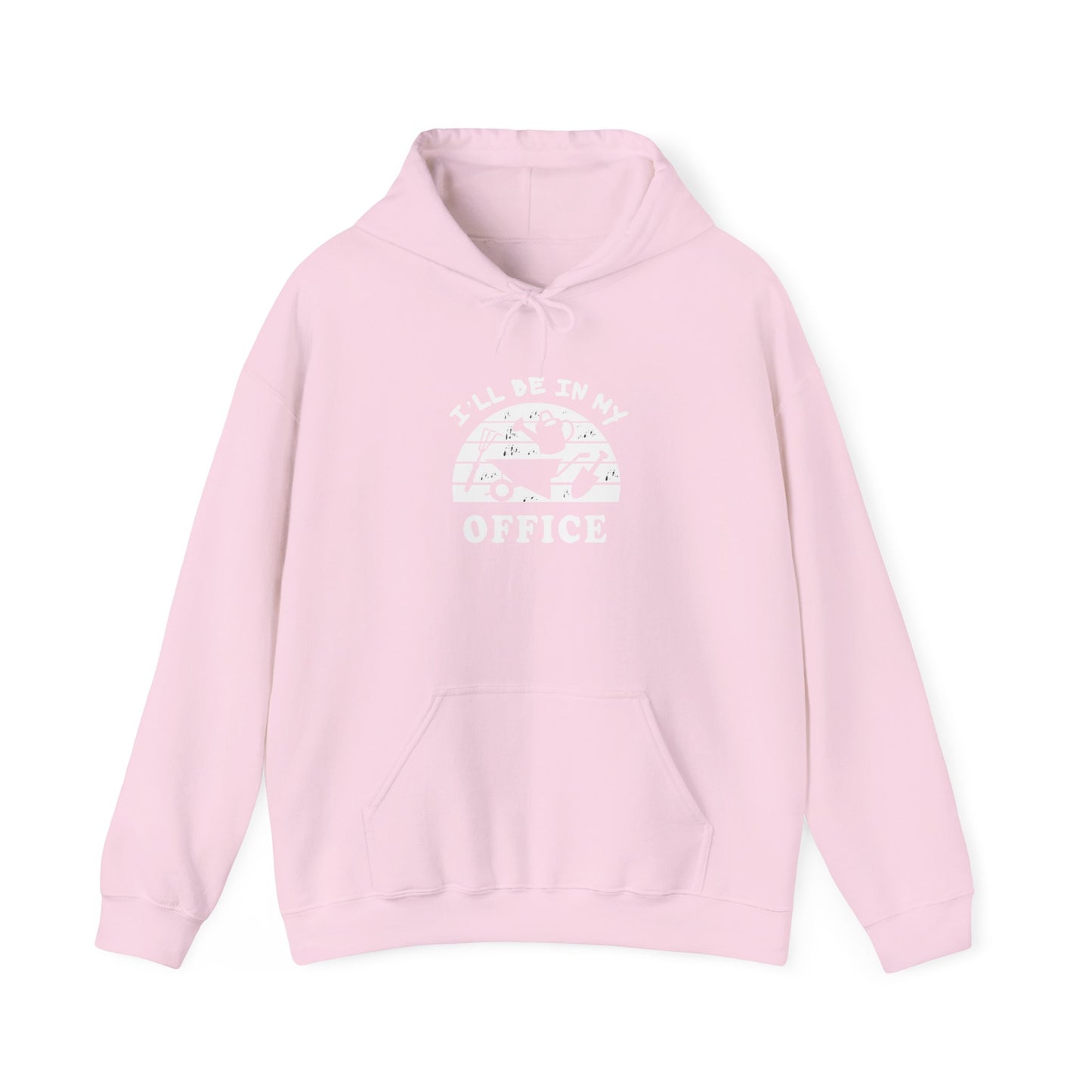 Hoodie — “I’ll Be In My Office” Cat Van Graphic Hoodie