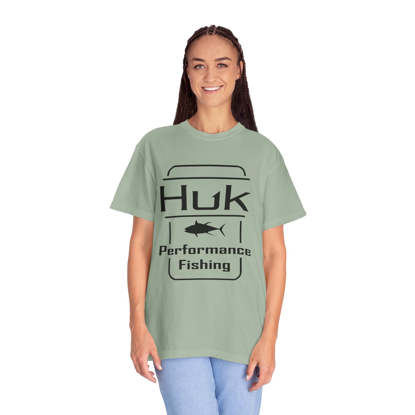 HUK Fishing Performance T-Shirt — "Huk Performance Fishing" Graphic Tee