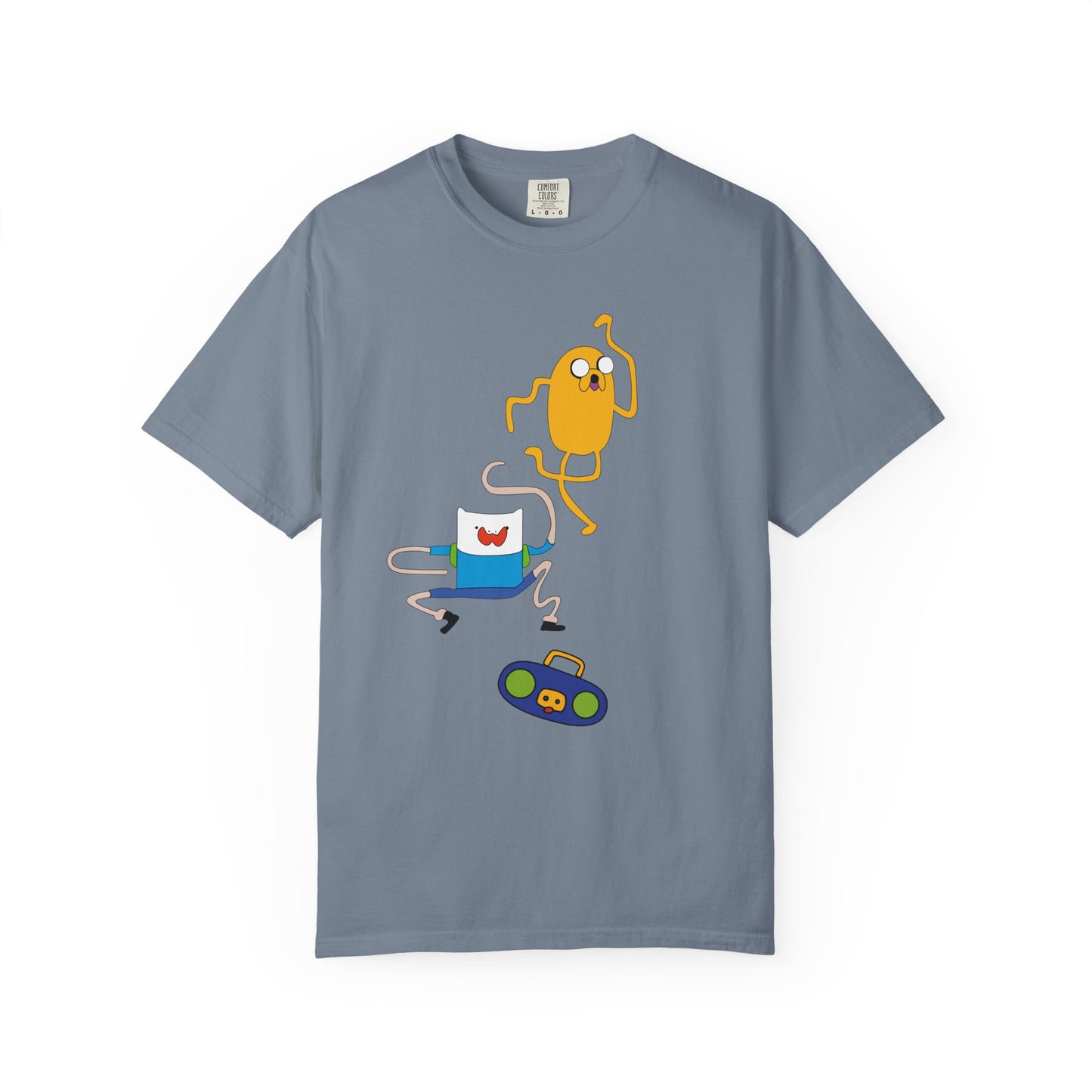 Adventure Time Dance Party T-Shirt — Jake & Radio Cartoon Tee