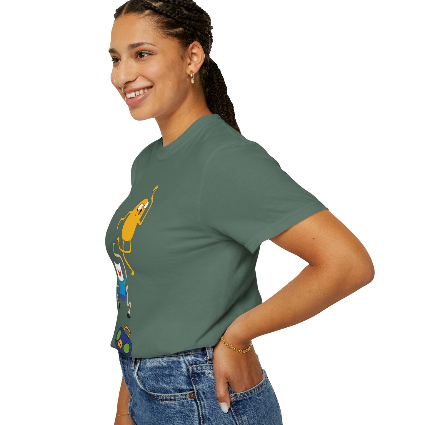 Adventure Time Dance Party T-Shirt — Jake & Radio Cartoon Tee