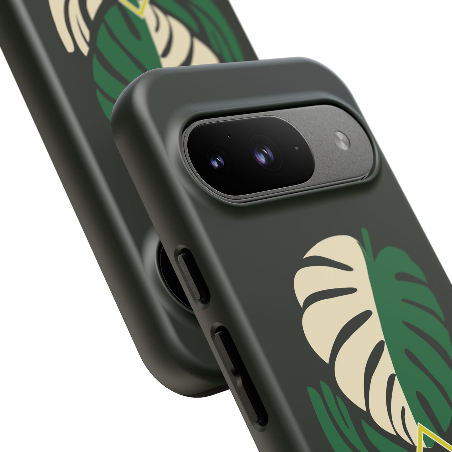 Phone Case — 'Droid Addict' Tropical Monstera Protective Case