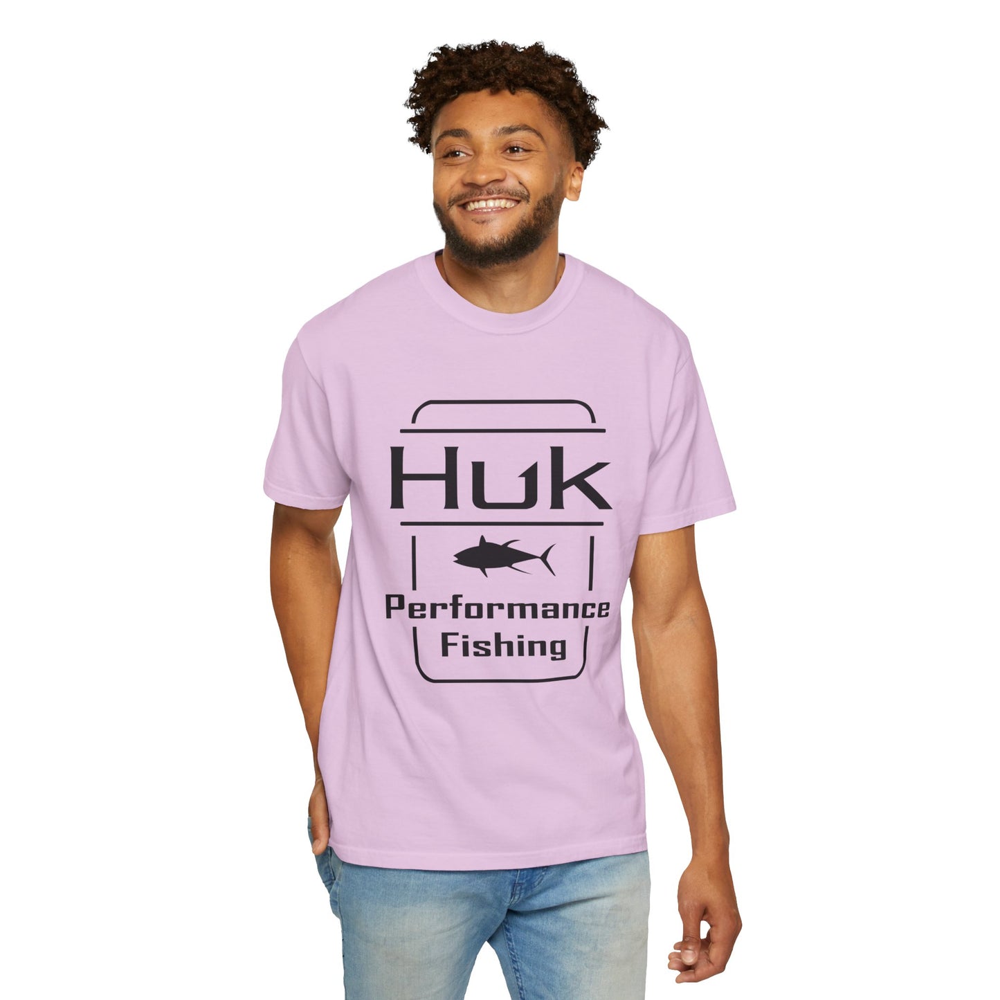 HUK Fishing Performance T-Shirt — "Huk Performance Fishing" Graphic Tee
