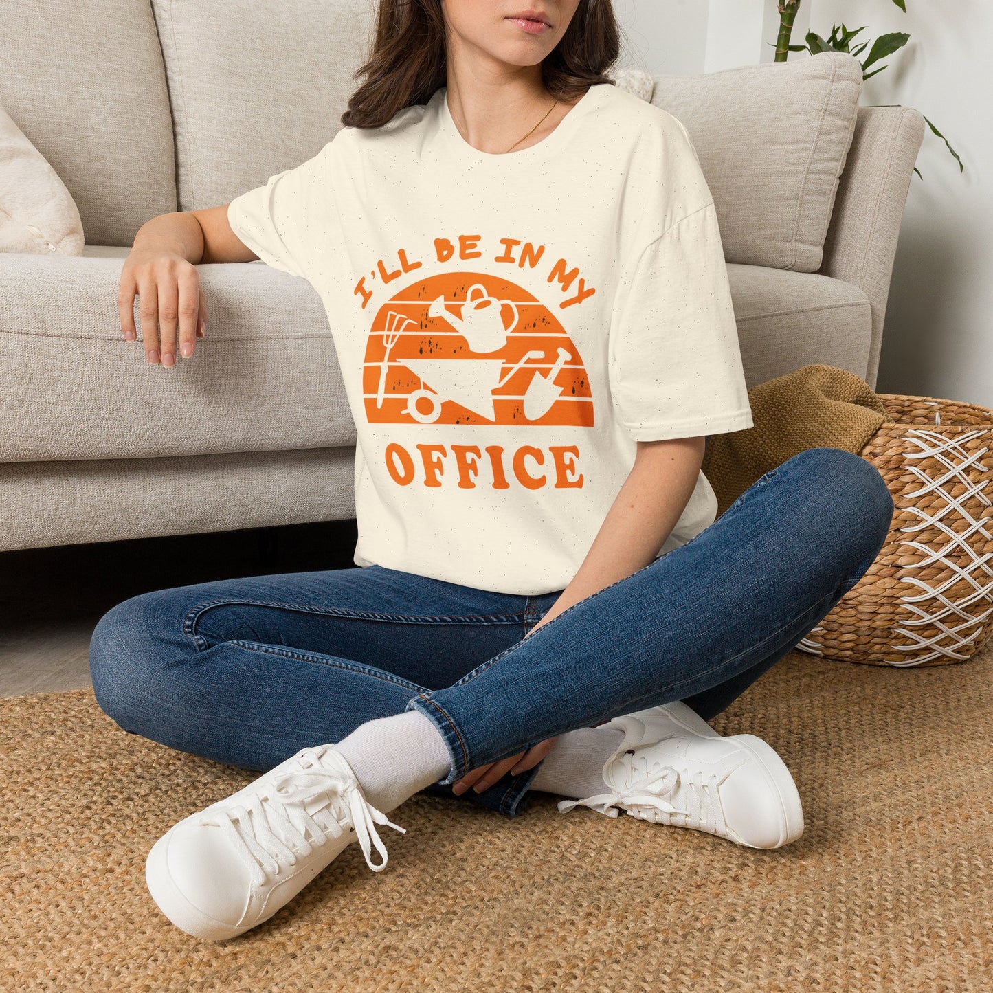 I'll Be In My Office T-Shirt — Funny Gardening Tee with Watering Can