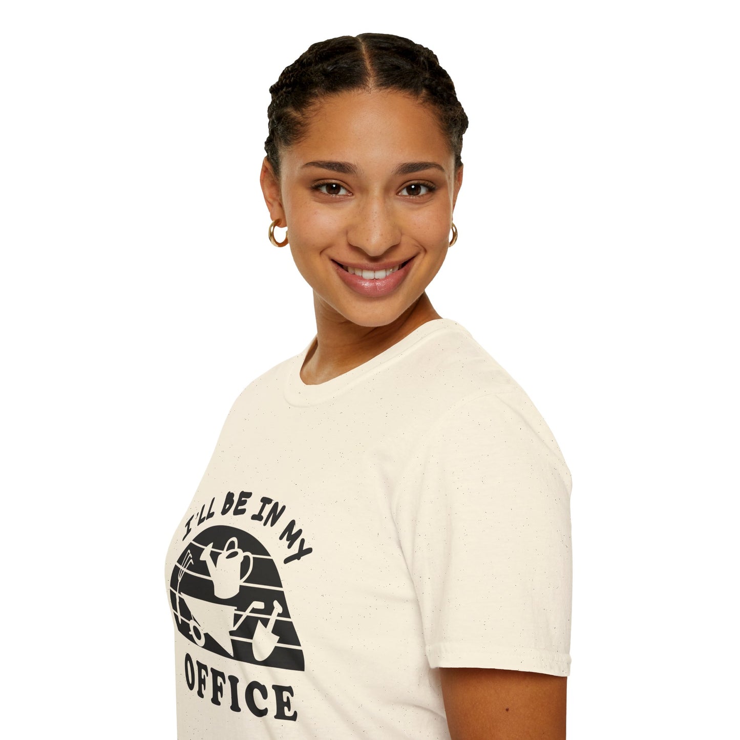 Garden Office T-Shirt — "I'll Be In My Office" Plant & Watering Can Tee