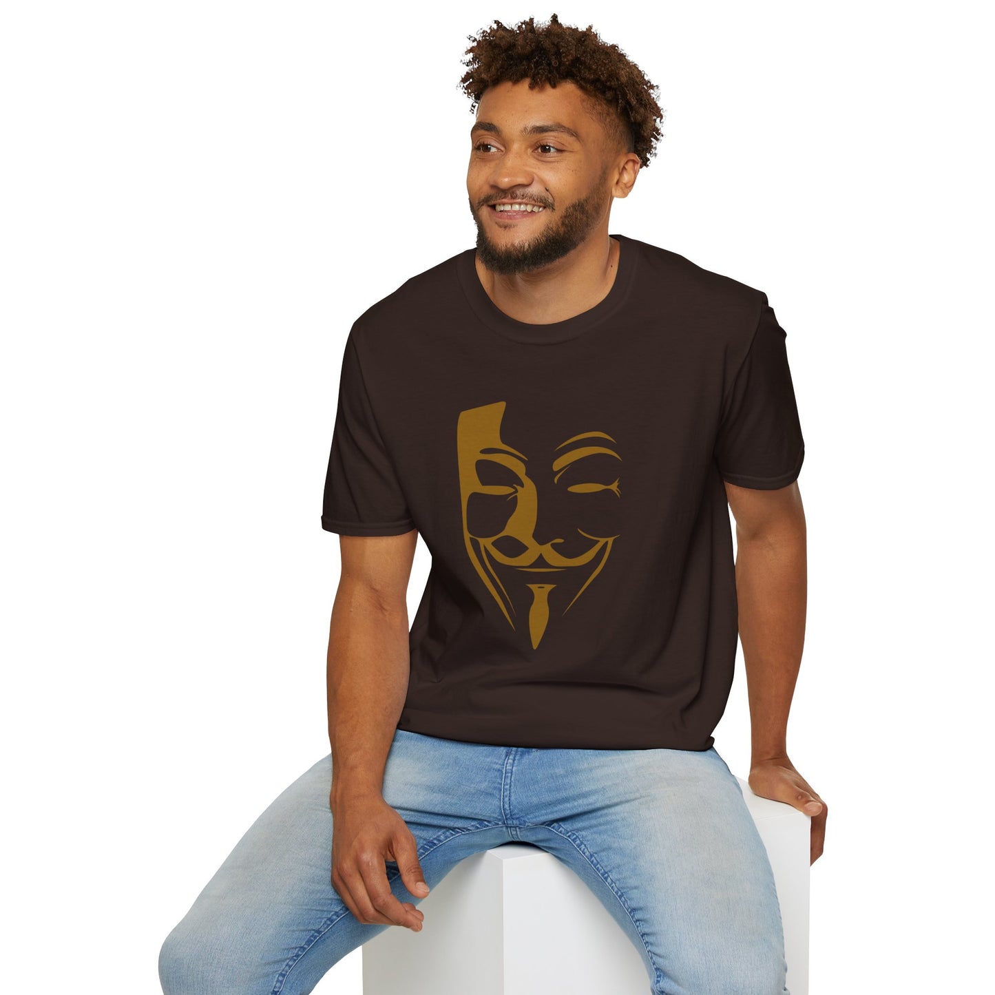 Guy Fawkes Mask T-Shirt — Anonymous/V for Vendetta Inspired Graphic Tee