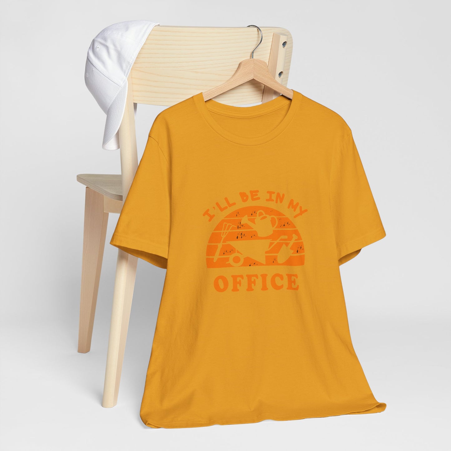 I'll Be In My Office T-Shirt — Gardening Watering Can Graphic Tee