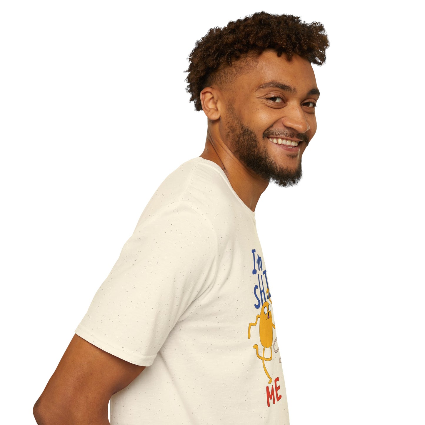ADVENTURE TIME with Finn & Jake I'm on a Shirt. Me Too! — Funny Cartoon Jake & Cat Graphic Tee