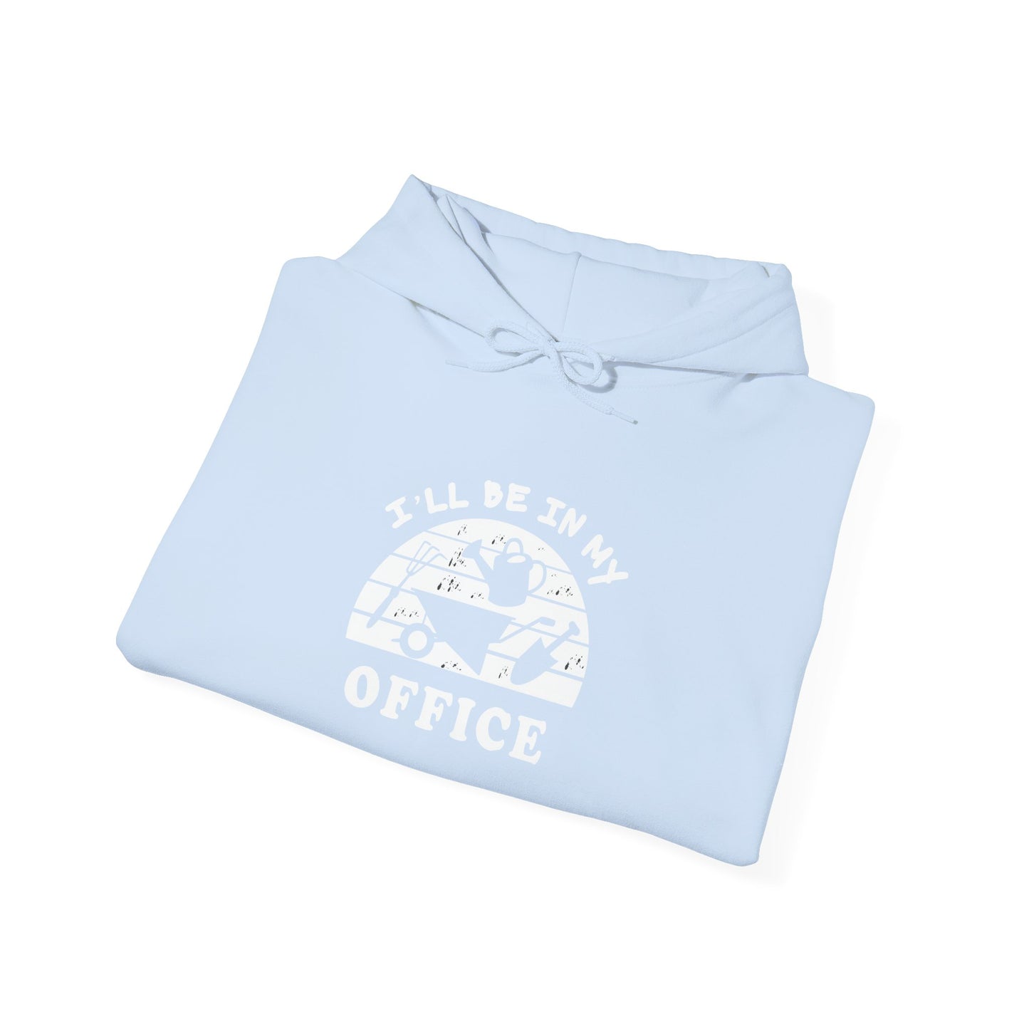 Hoodie — “I’ll Be In My Office” Cat Van Graphic Hoodie
