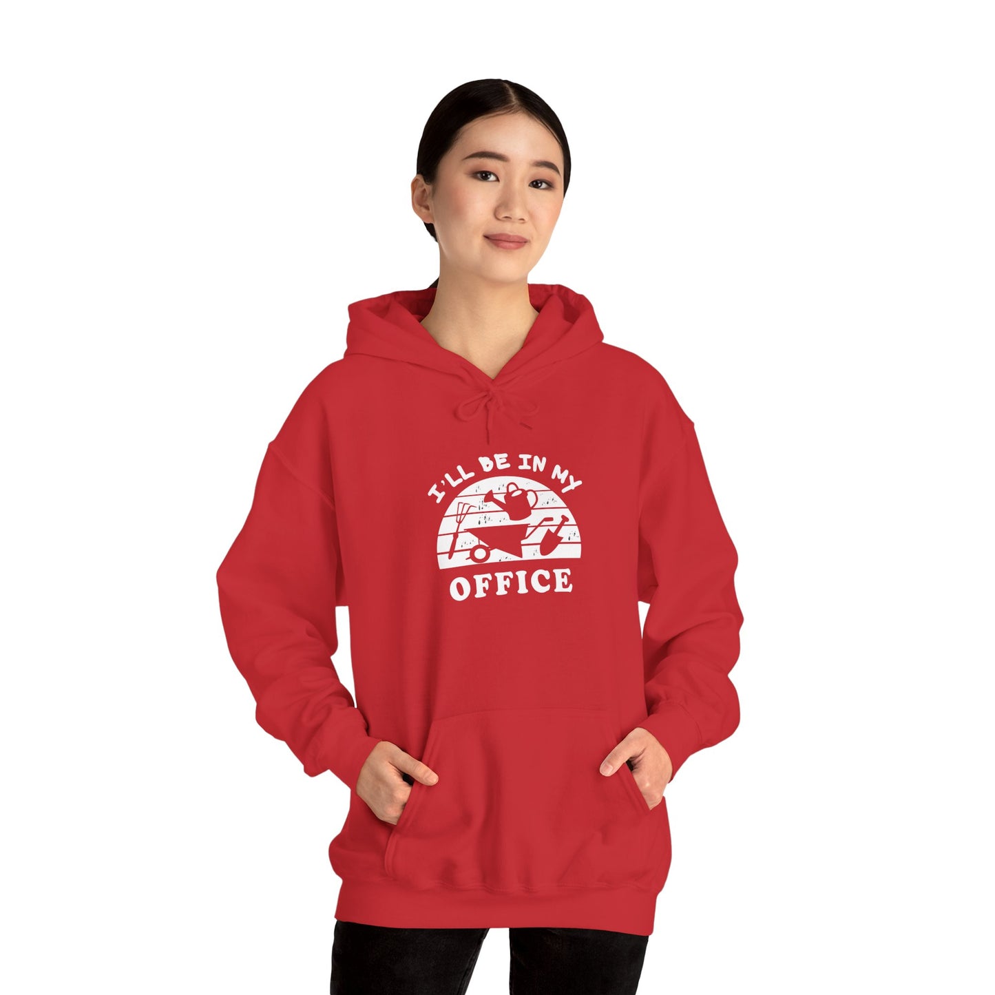 Hoodie — “I’ll Be In My Office” Cat Van Graphic Hoodie