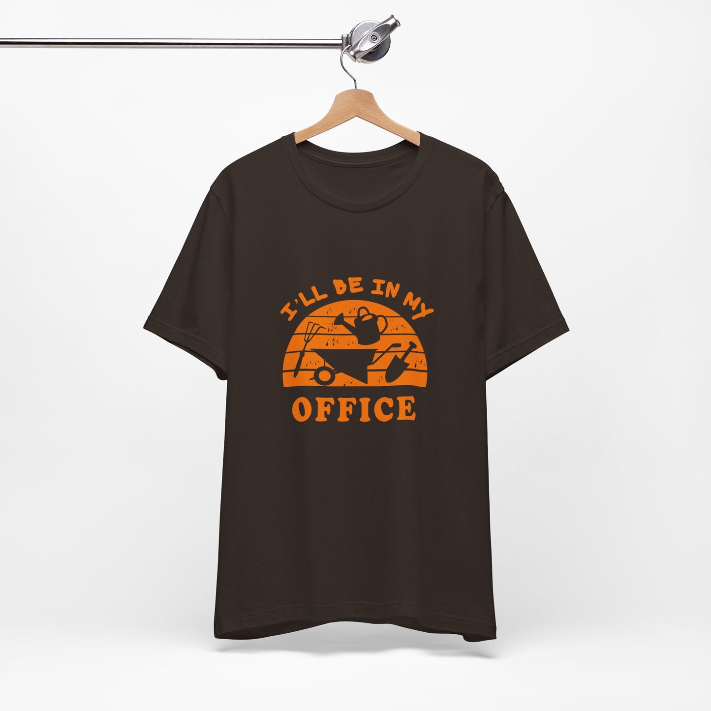 I'll Be In My Office T-Shirt — Gardening Watering Can Graphic Tee