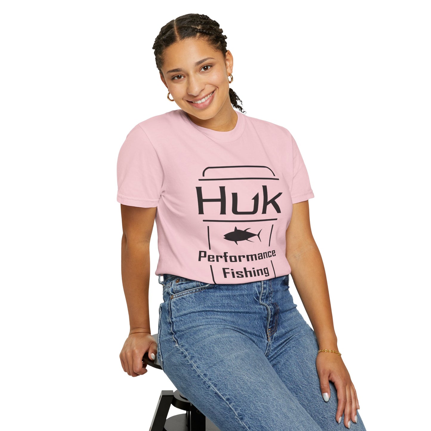 HUK Fishing Performance T-Shirt — "Huk Performance Fishing" Graphic Tee