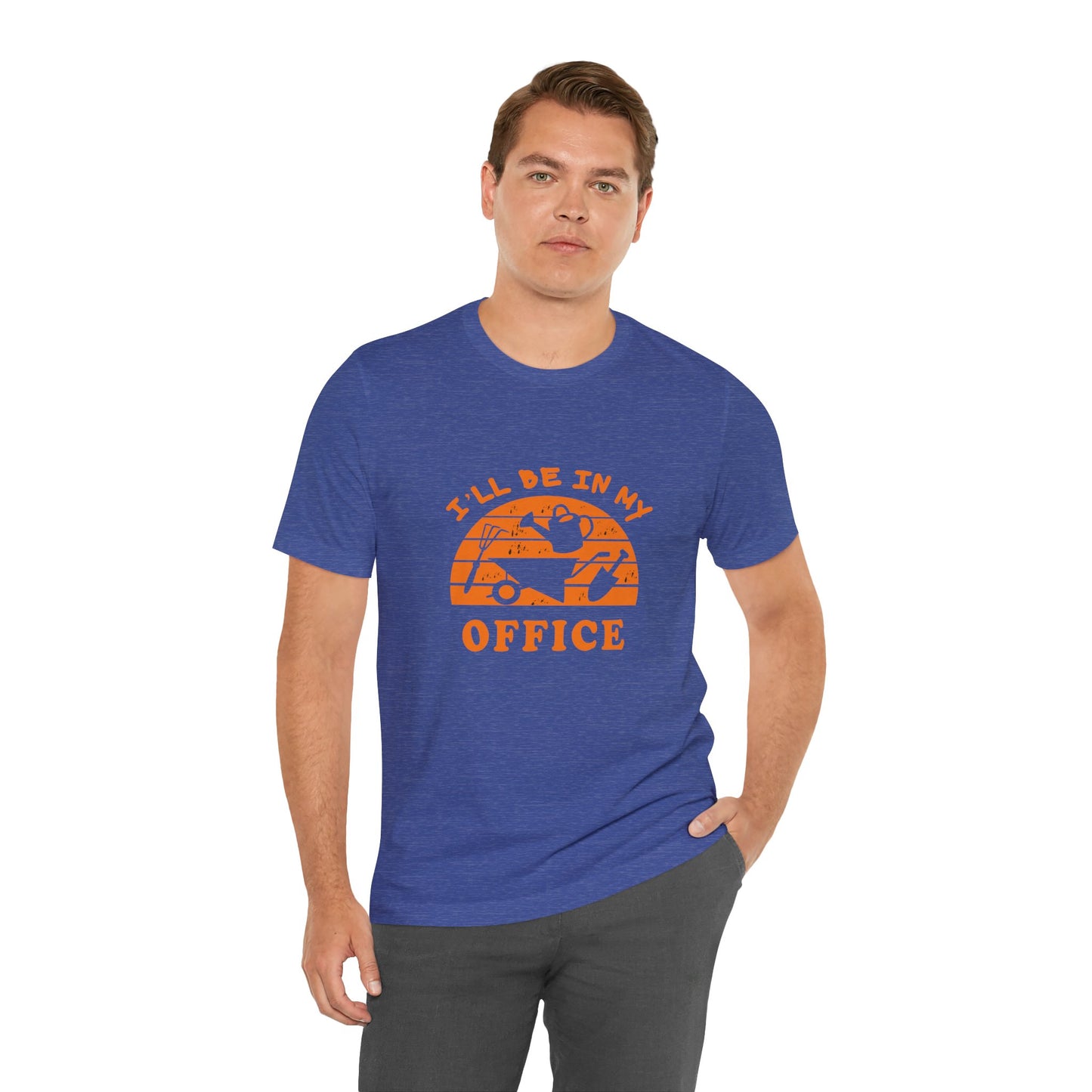 I'll Be In My Office T-Shirt — Gardening Watering Can Graphic Tee