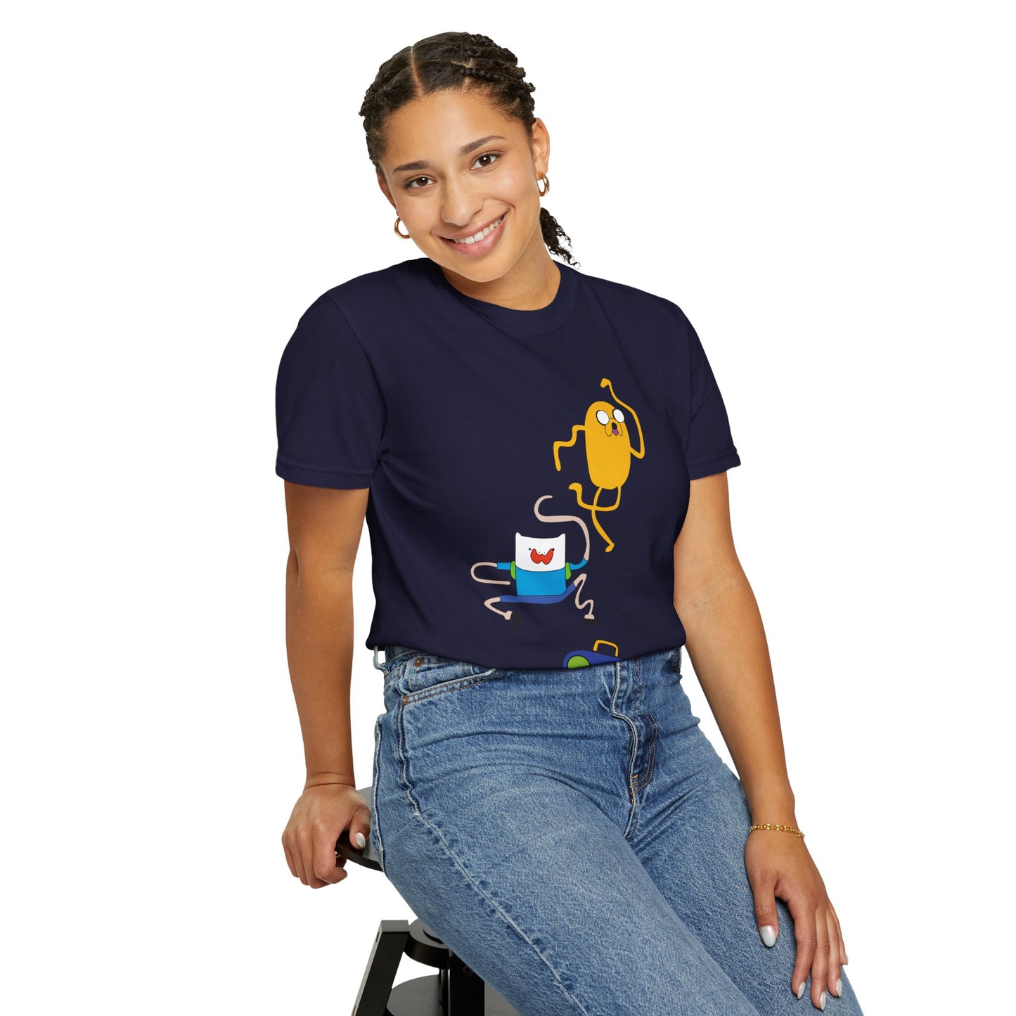 Adventure Time Dance Party T-Shirt — Jake & Radio Cartoon Tee
