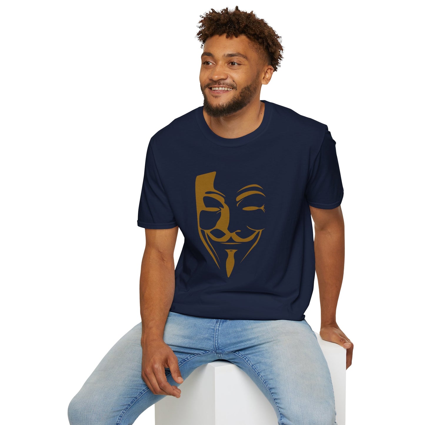 Guy Fawkes Mask T-Shirt — Anonymous/V for Vendetta Inspired Graphic Tee