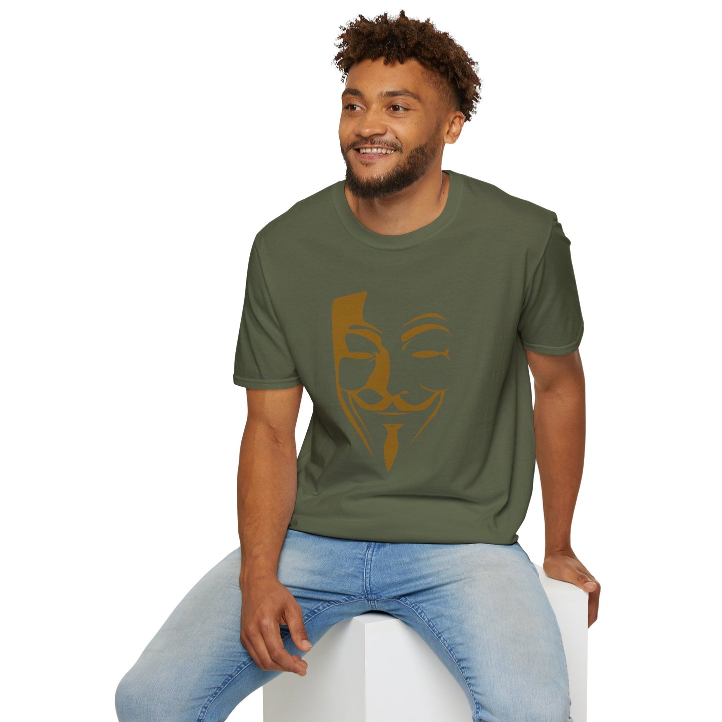 Guy Fawkes Mask T-Shirt — Anonymous/V for Vendetta Inspired Graphic Tee