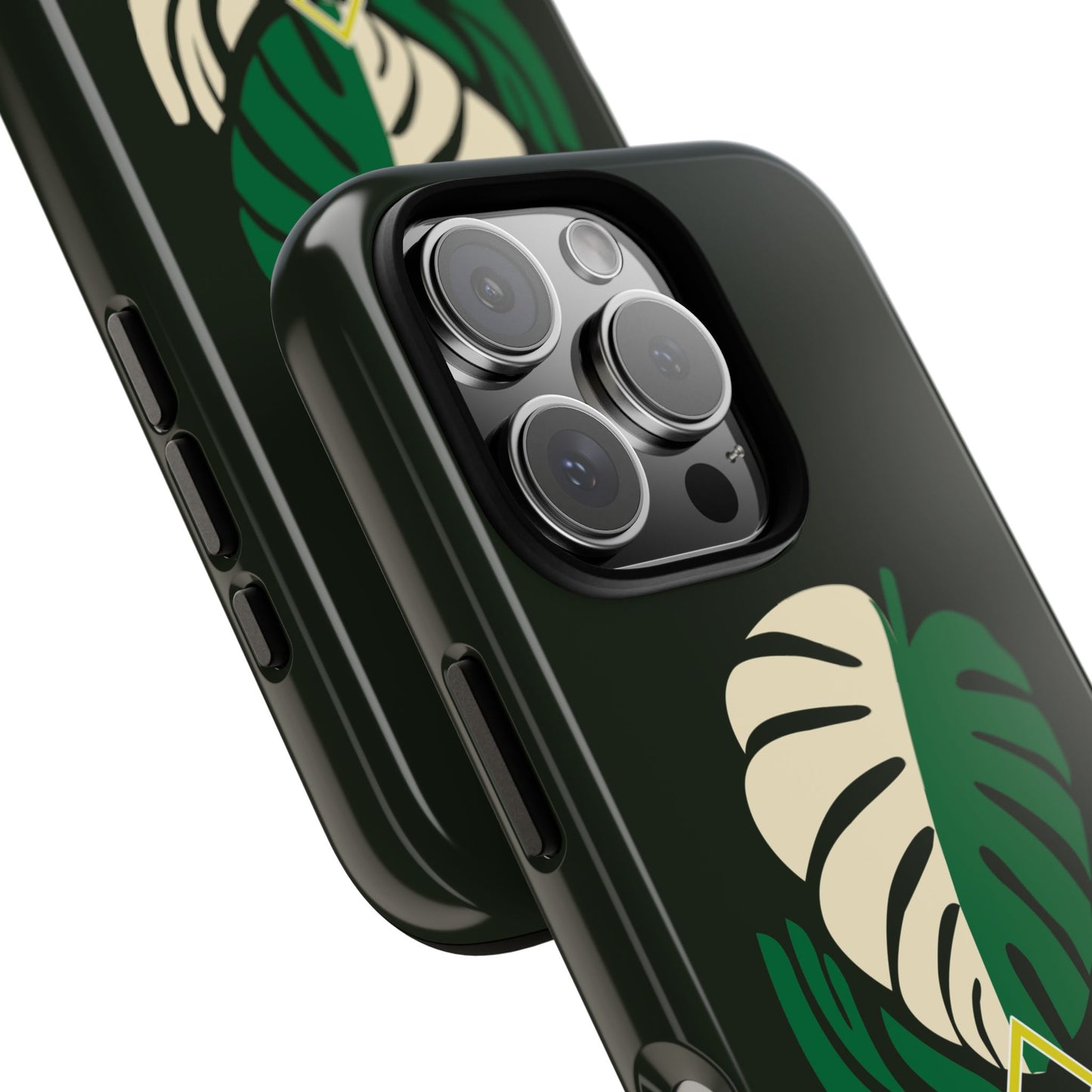 Phone Case — 'Droid Addict' Tropical Monstera Protective Case