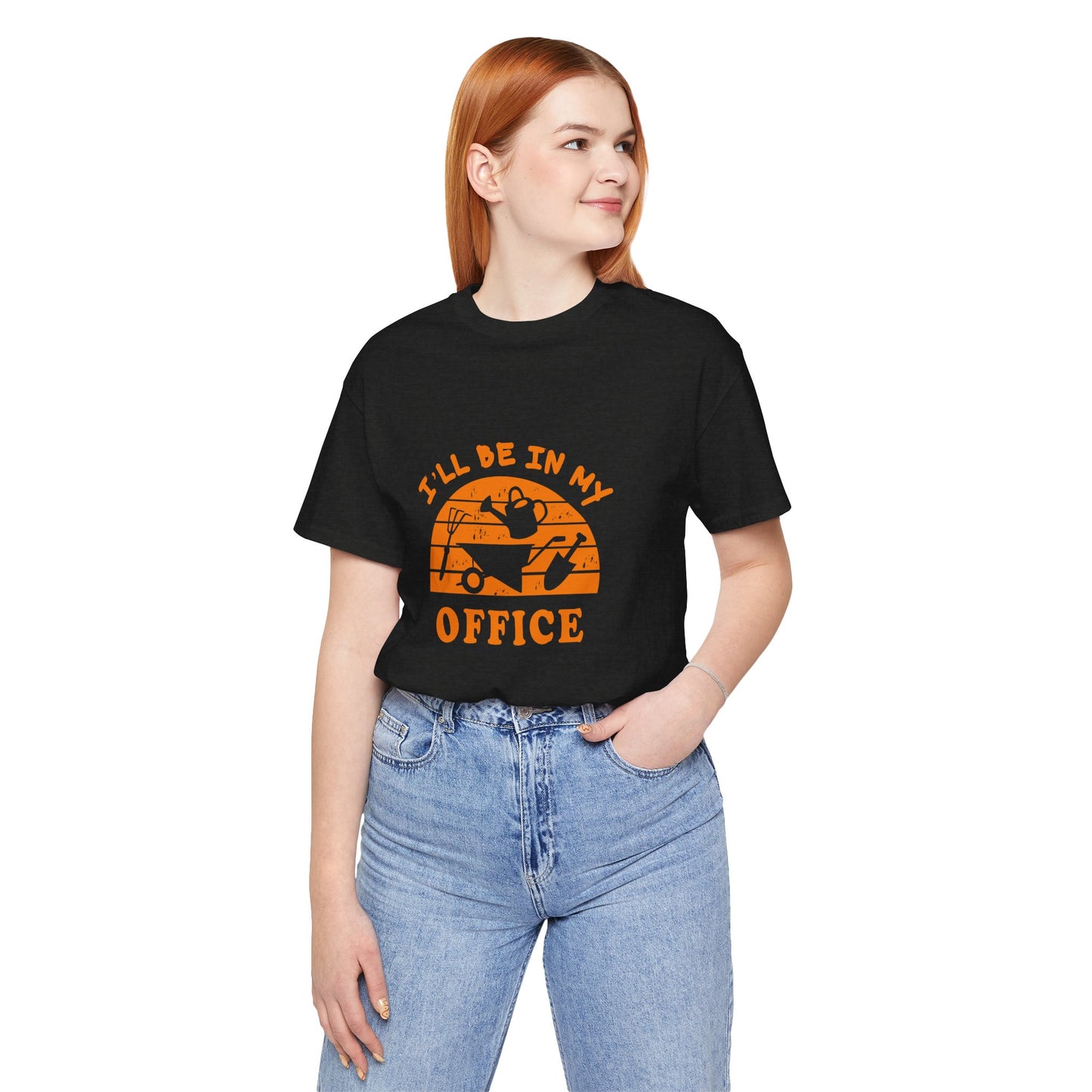 I'll Be In My Office T-Shirt — Gardening Watering Can Graphic Tee