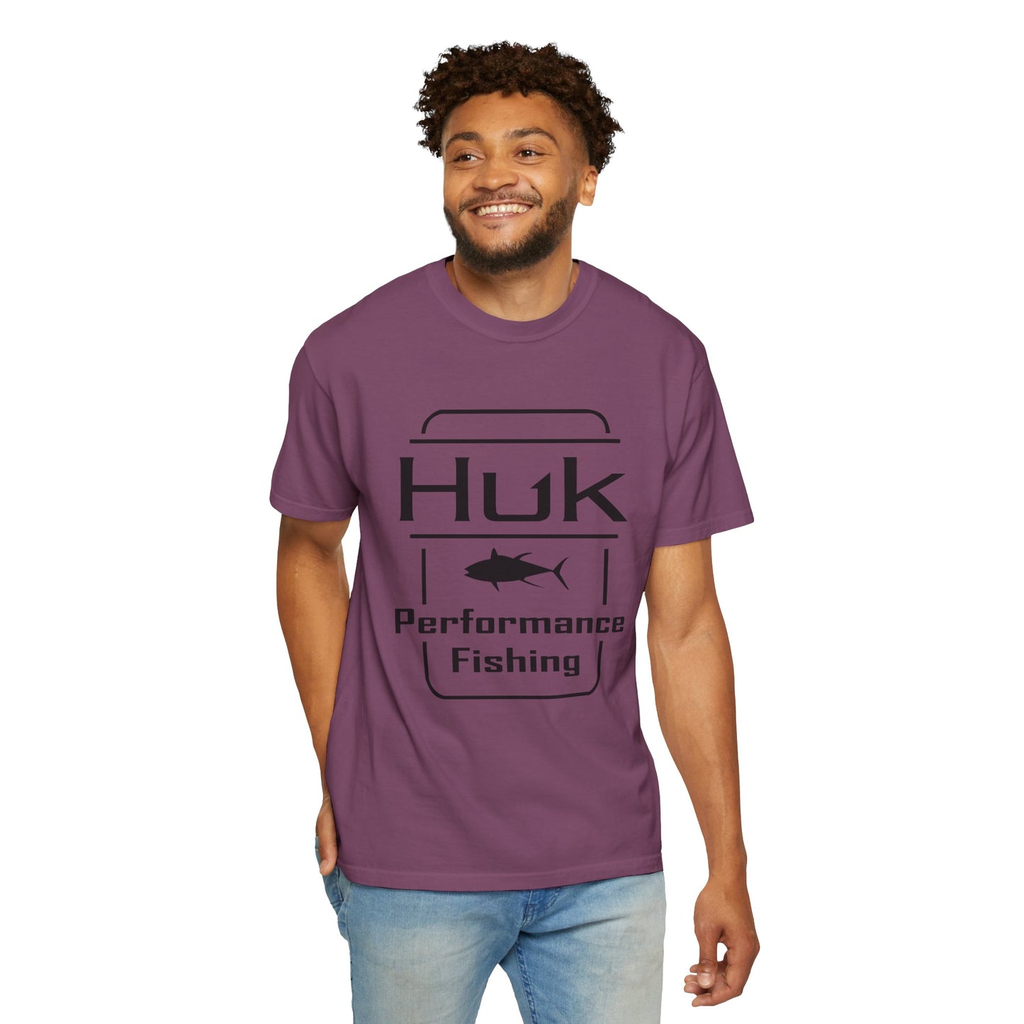 HUK Fishing Performance T-Shirt — "Huk Performance Fishing" Graphic Tee