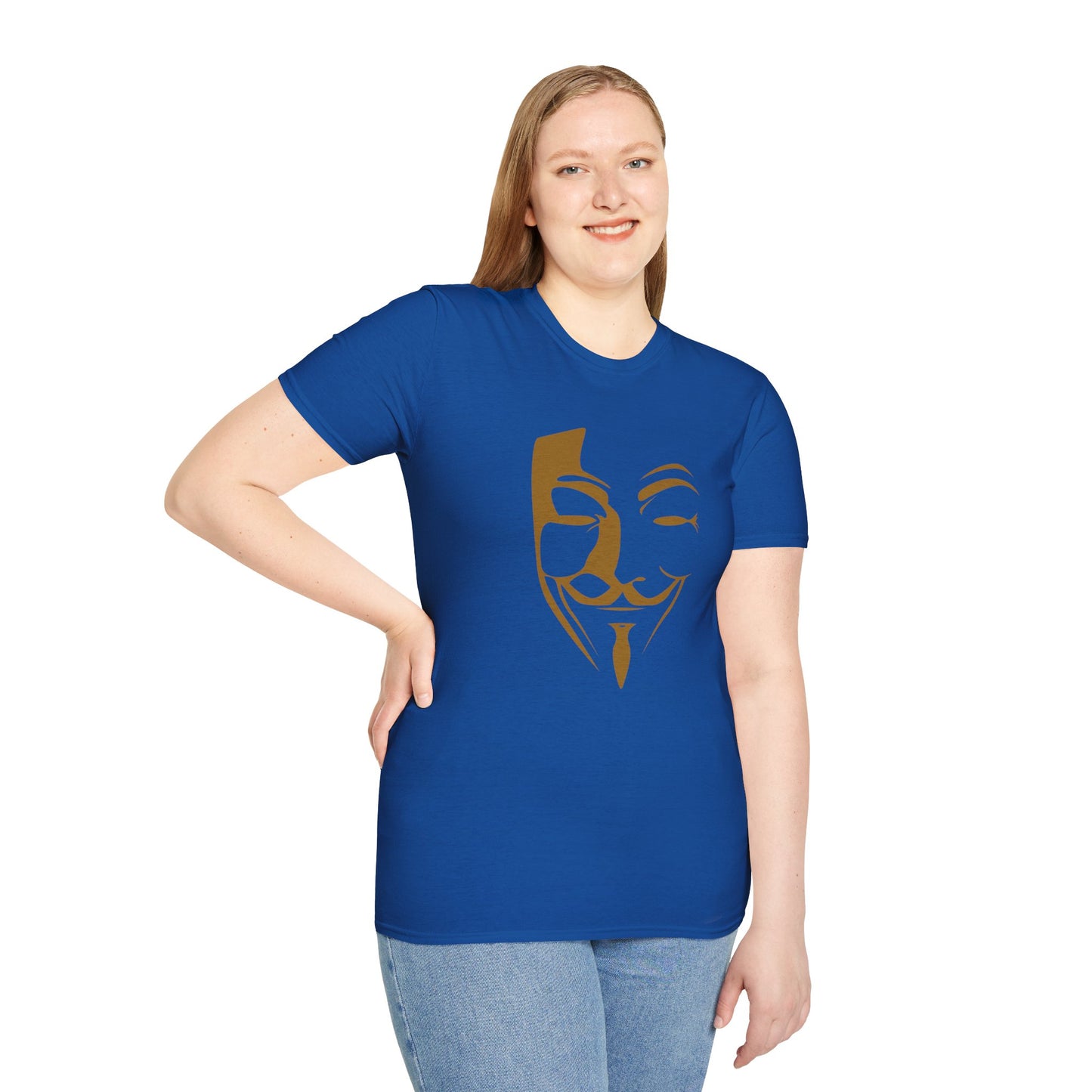 Guy Fawkes Mask T-Shirt — Anonymous/V for Vendetta Inspired Graphic Tee