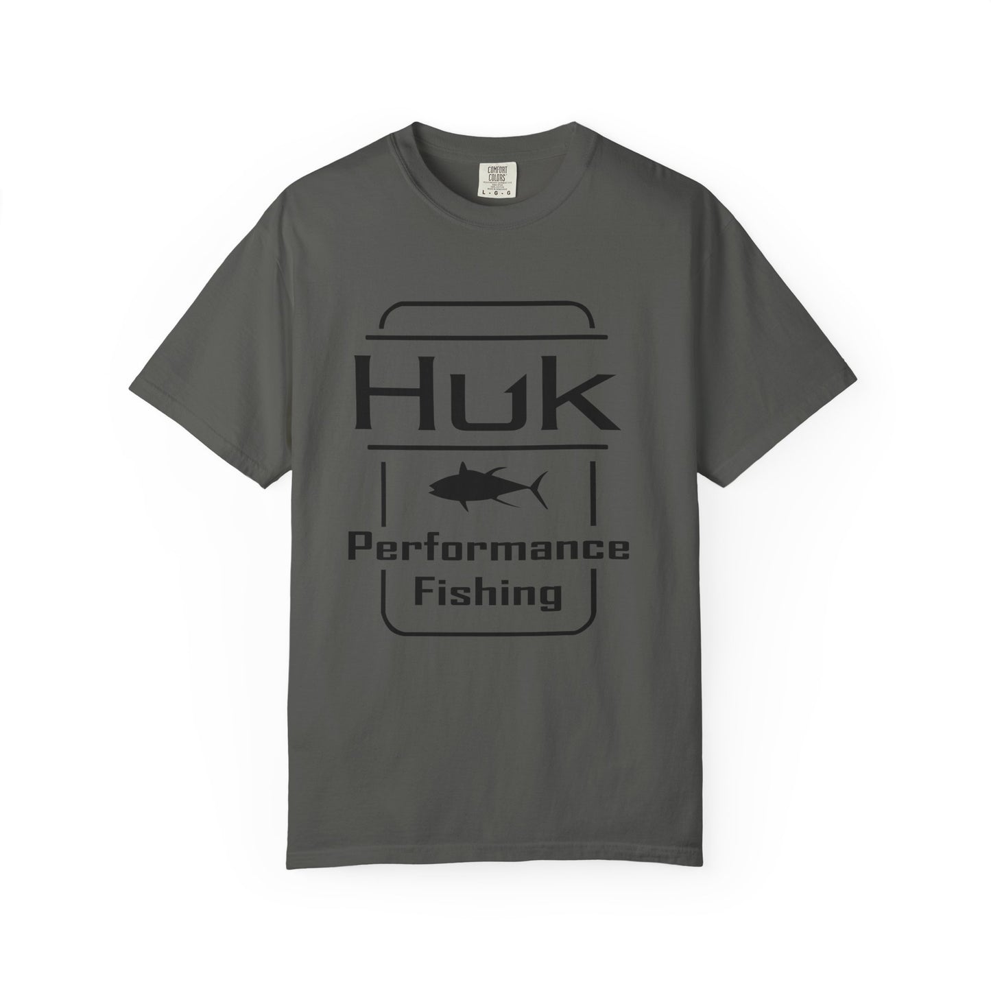 HUK Fishing Performance T-Shirt — "Huk Performance Fishing" Graphic Tee