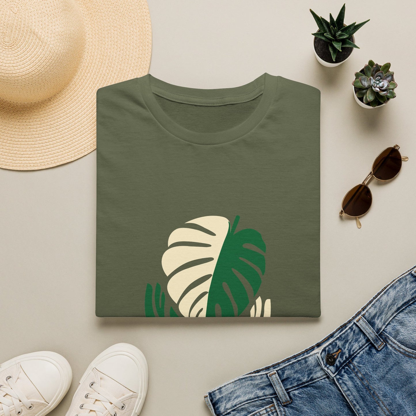 Monstera Leaf Tee - Aroid Addict — Tropical Plant Lover T-Shirt