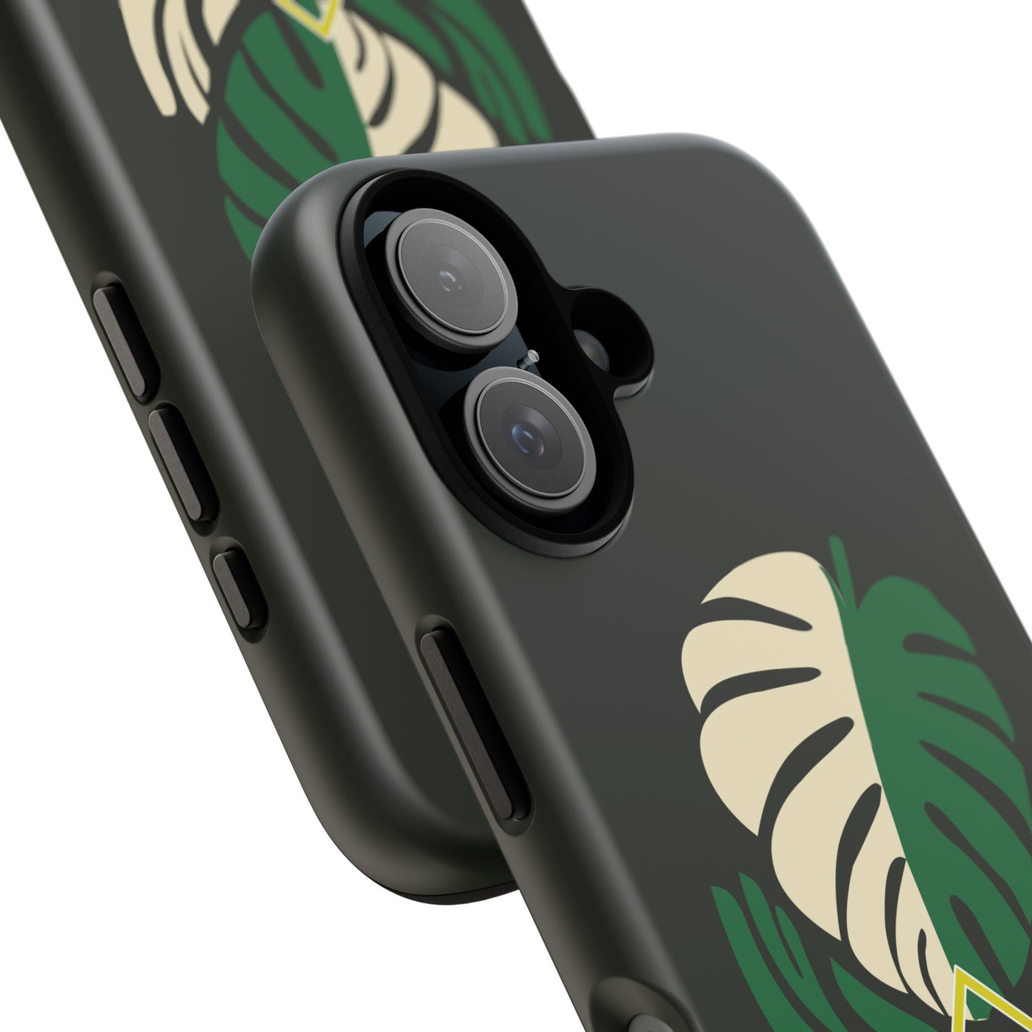 Phone Case — 'Droid Addict' Tropical Monstera Protective Case