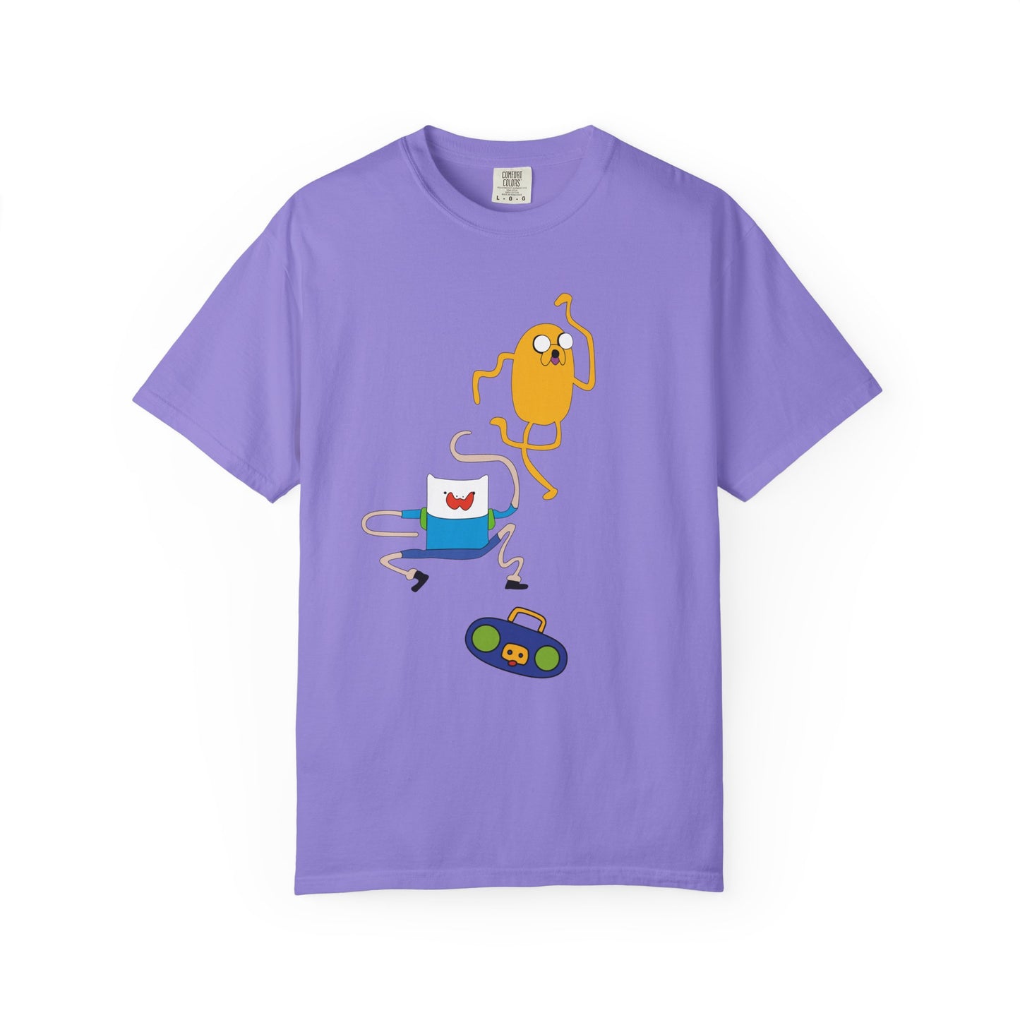 Adventure Time Dance Party T-Shirt — Jake & Radio Cartoon Tee