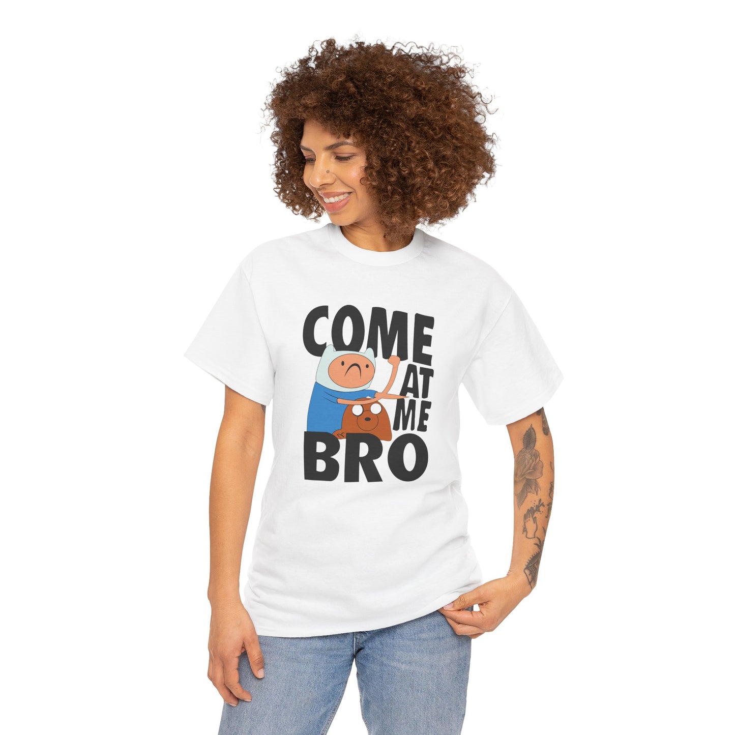 Come At Me Bro T‑Shirt — Funny Cartoon Bros Graphic Tee