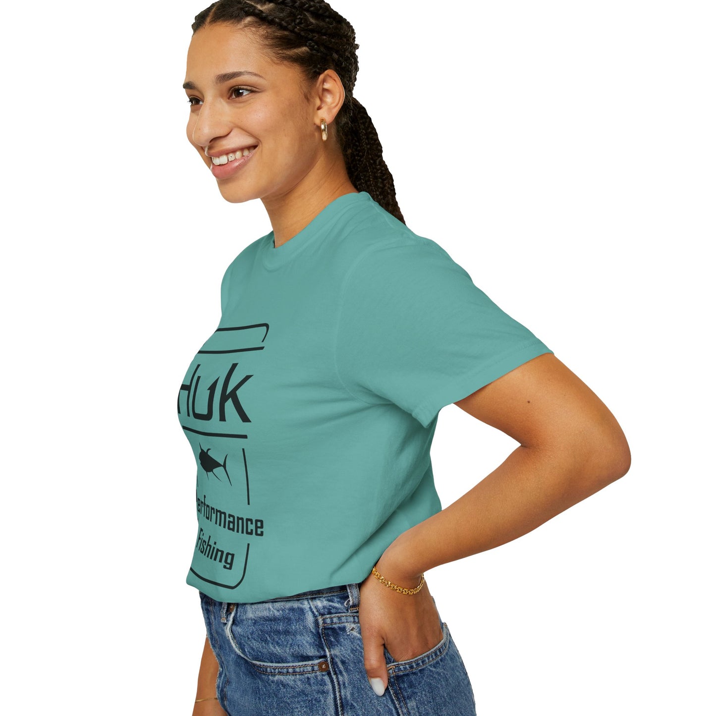 HUK Fishing Performance T-Shirt — "Huk Performance Fishing" Graphic Tee