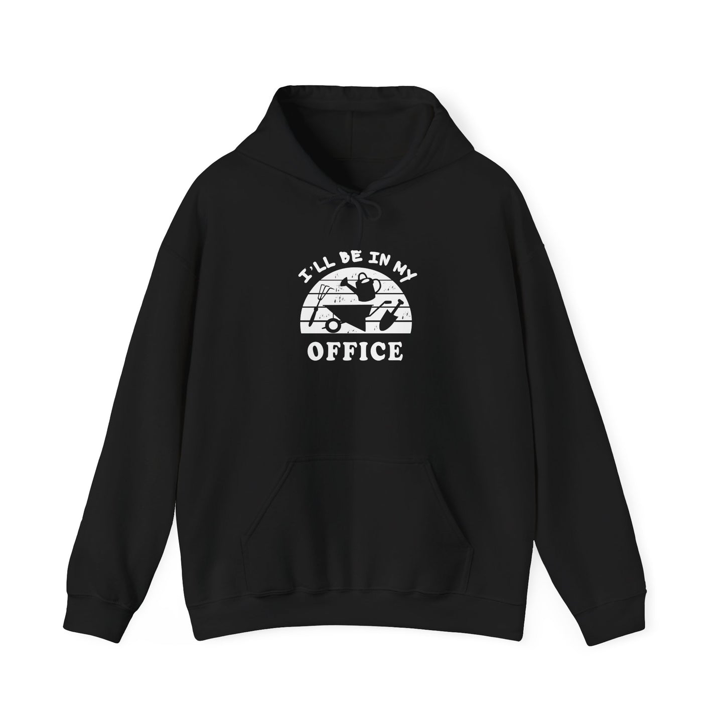 Hoodie — “I’ll Be In My Office” Cat Van Graphic Hoodie