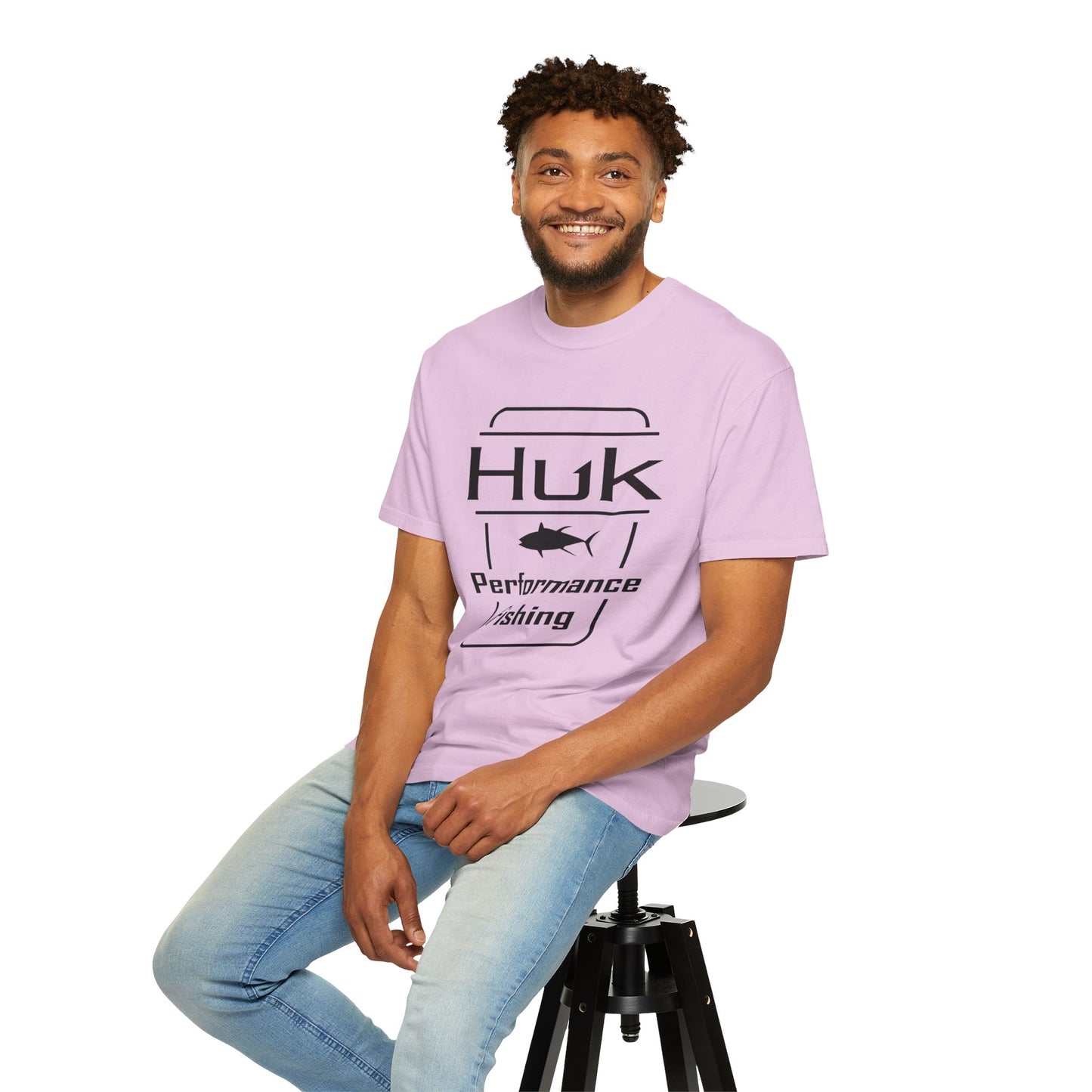 HUK Fishing Performance T-Shirt — "Huk Performance Fishing" Graphic Tee