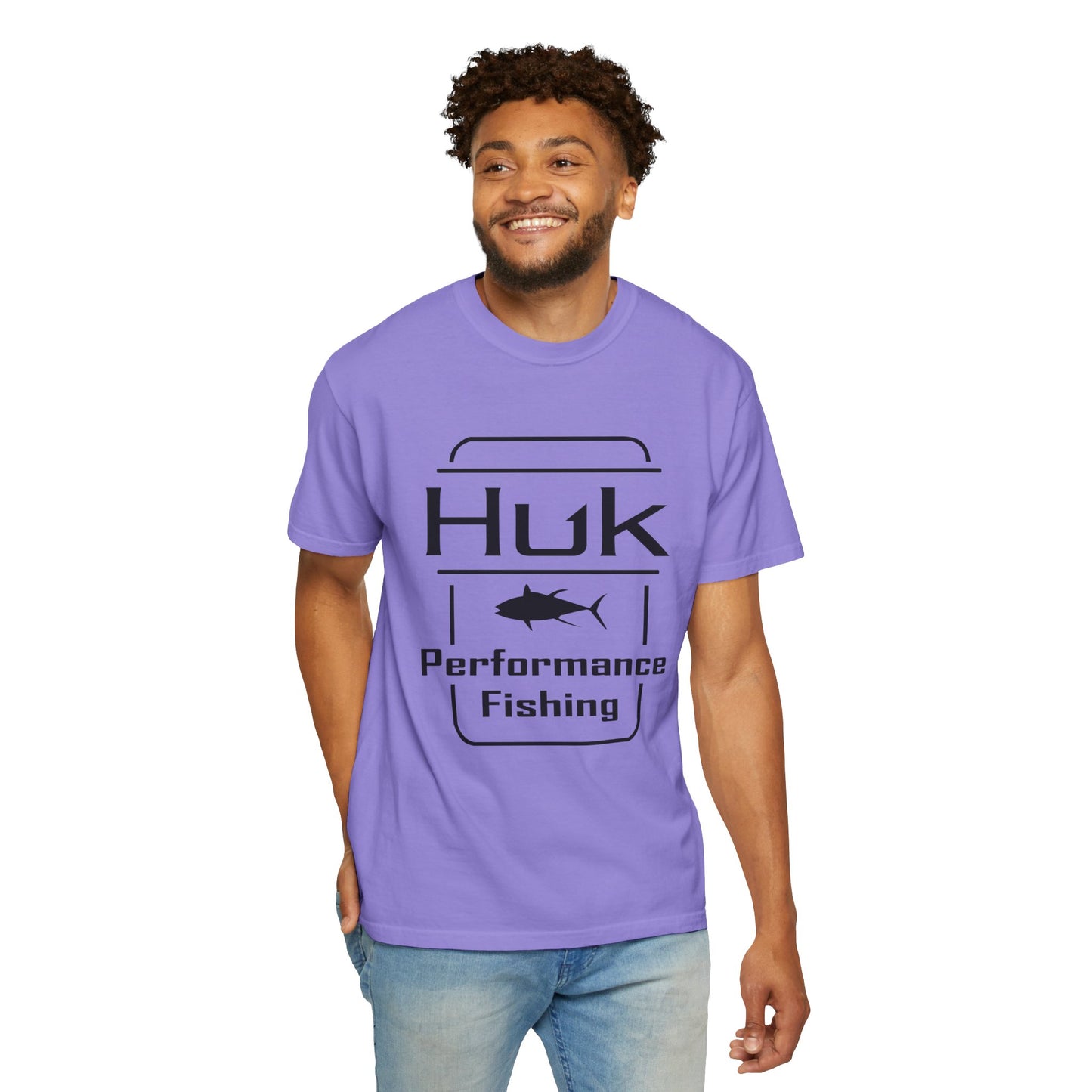 HUK Fishing Performance T-Shirt — "Huk Performance Fishing" Graphic Tee