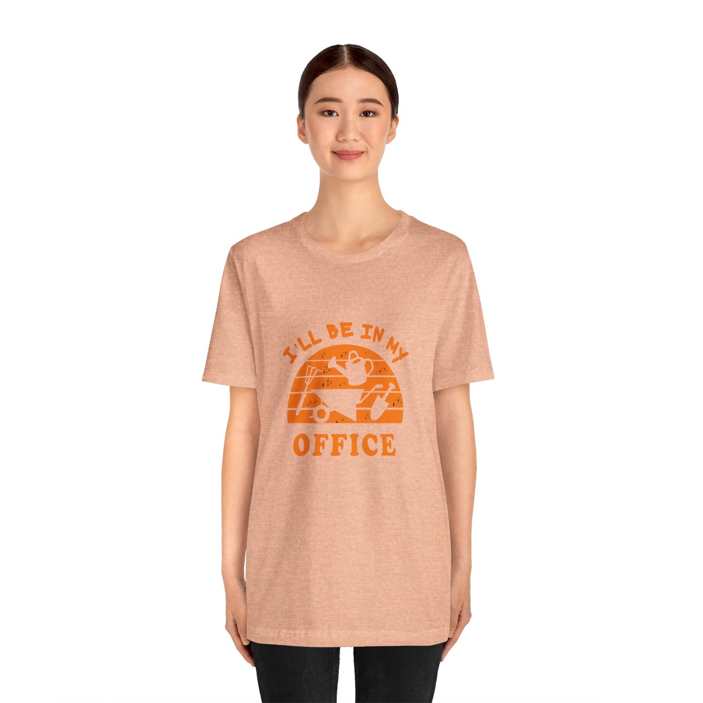 I'll Be In My Office T-Shirt — Gardening Watering Can Graphic Tee