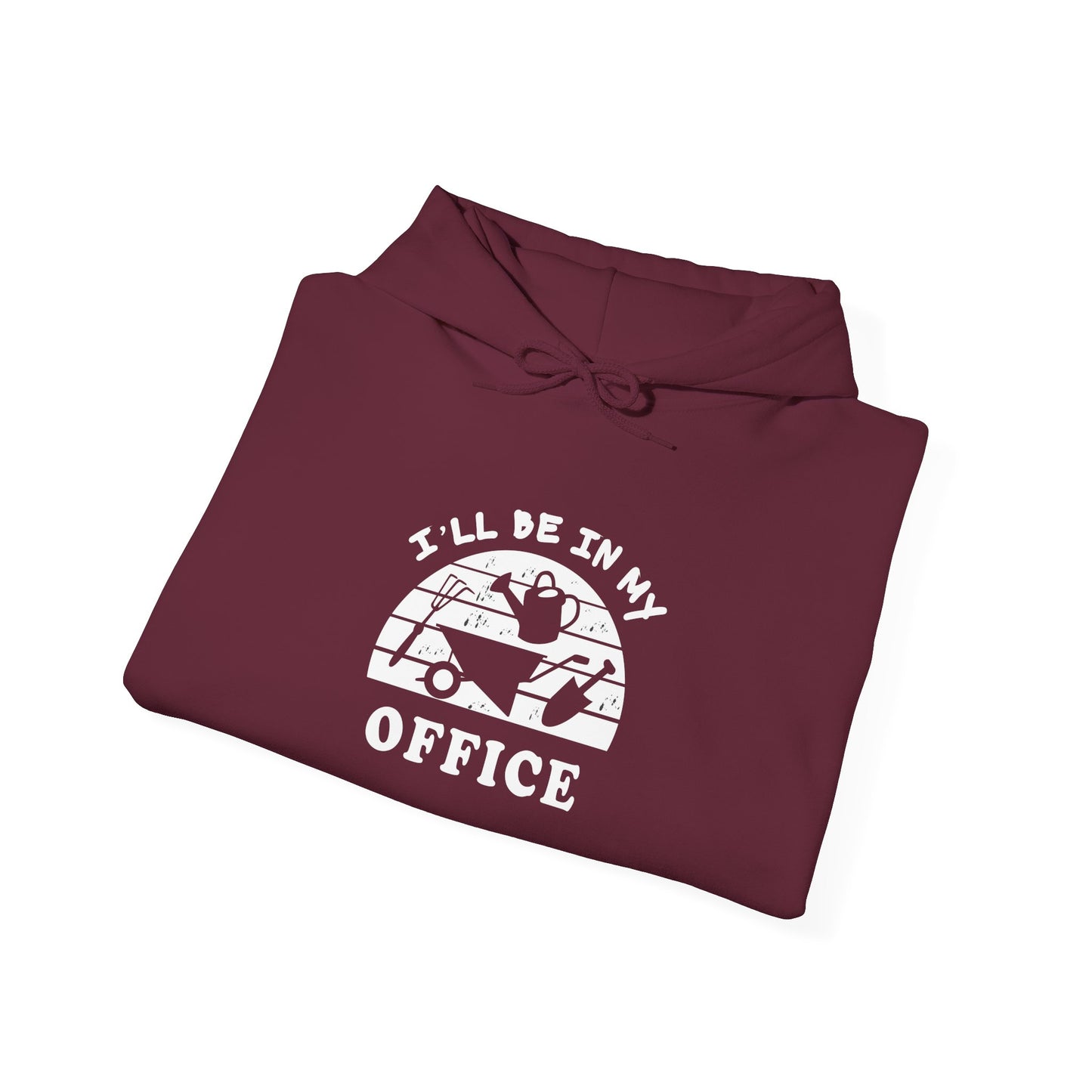 Hoodie — “I’ll Be In My Office” Cat Van Graphic Hoodie