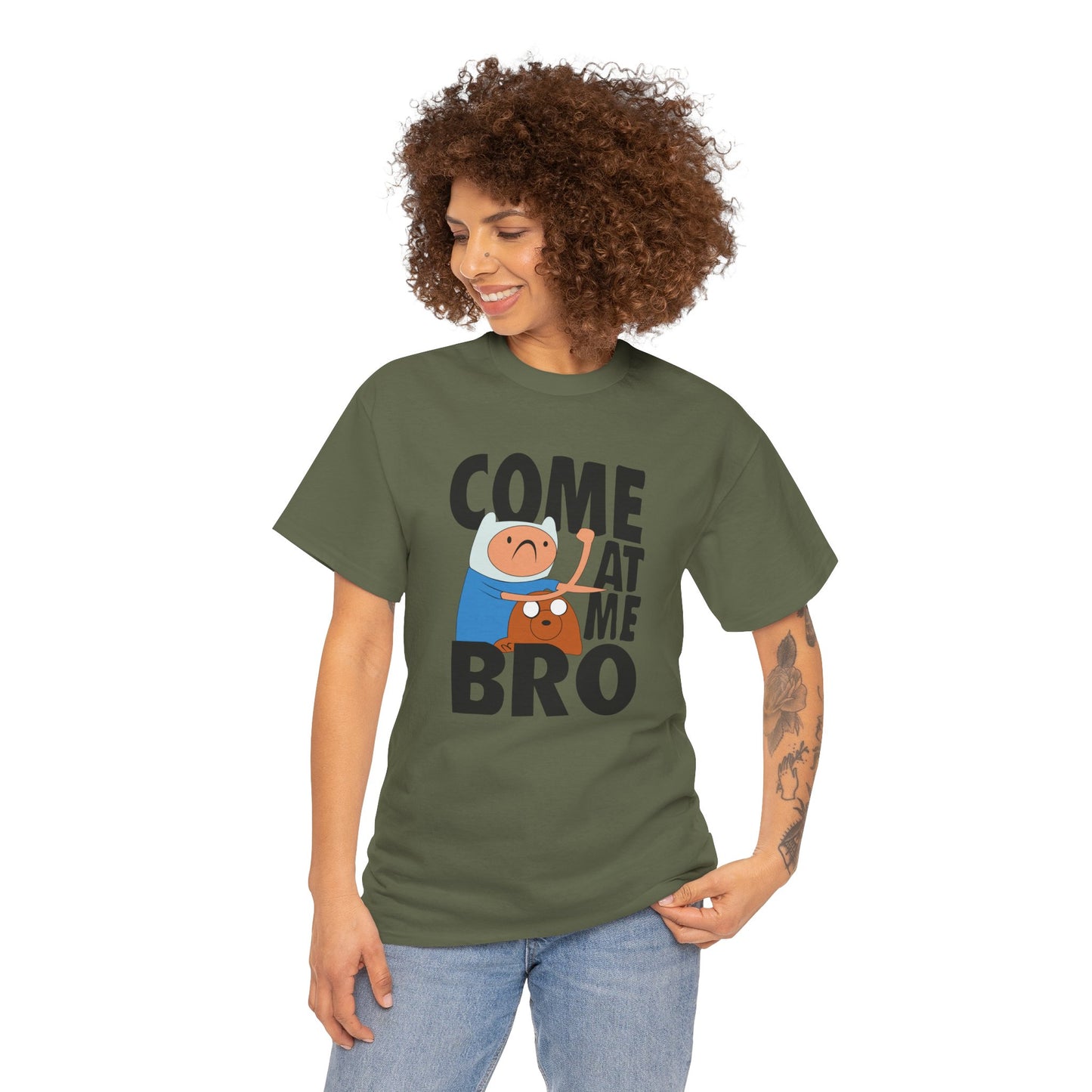 Come At Me Bro T‑Shirt — Funny Cartoon Bros Graphic Tee