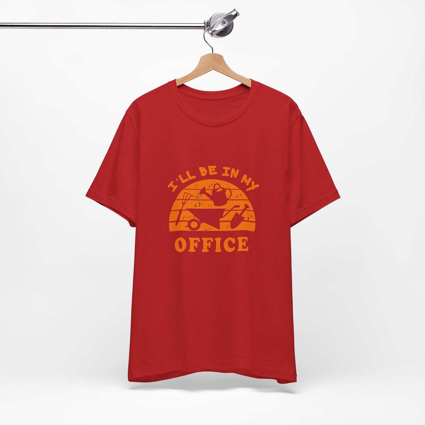 I'll Be In My Office T-Shirt — Gardening Watering Can Graphic Tee