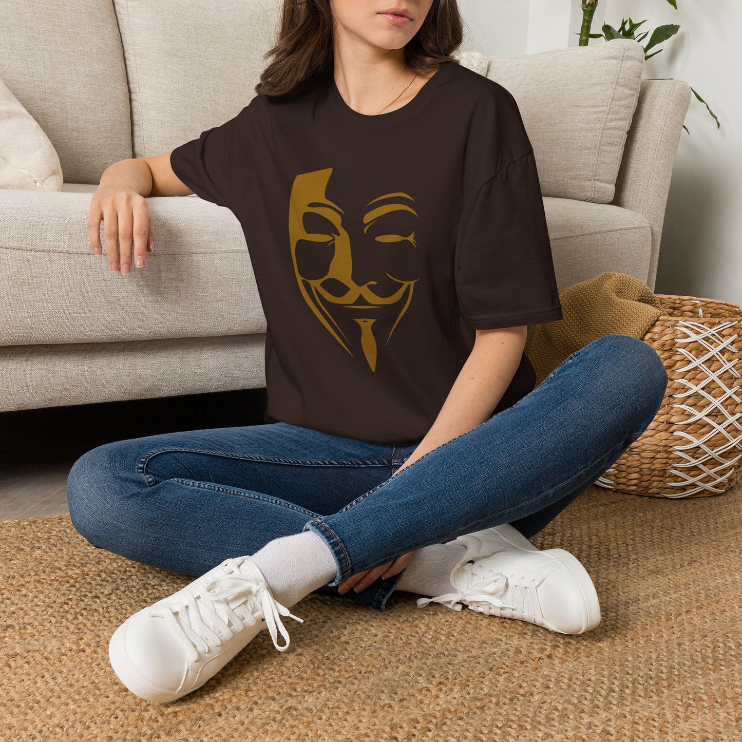Guy Fawkes Mask T-Shirt — Anonymous/V for Vendetta Inspired Graphic Tee